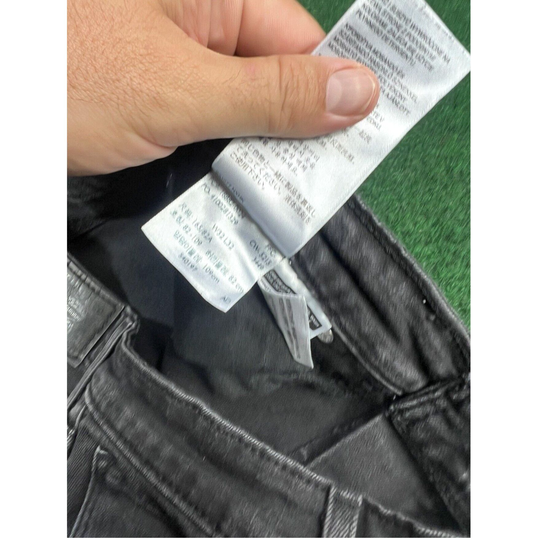 Levi's Levis 721 High Rise Skinny 32 Womens Jeans Black 2% Spandex Stretchy 30 Inseam Size 24" / US 00 / IT 34 - 4 Thumbnail