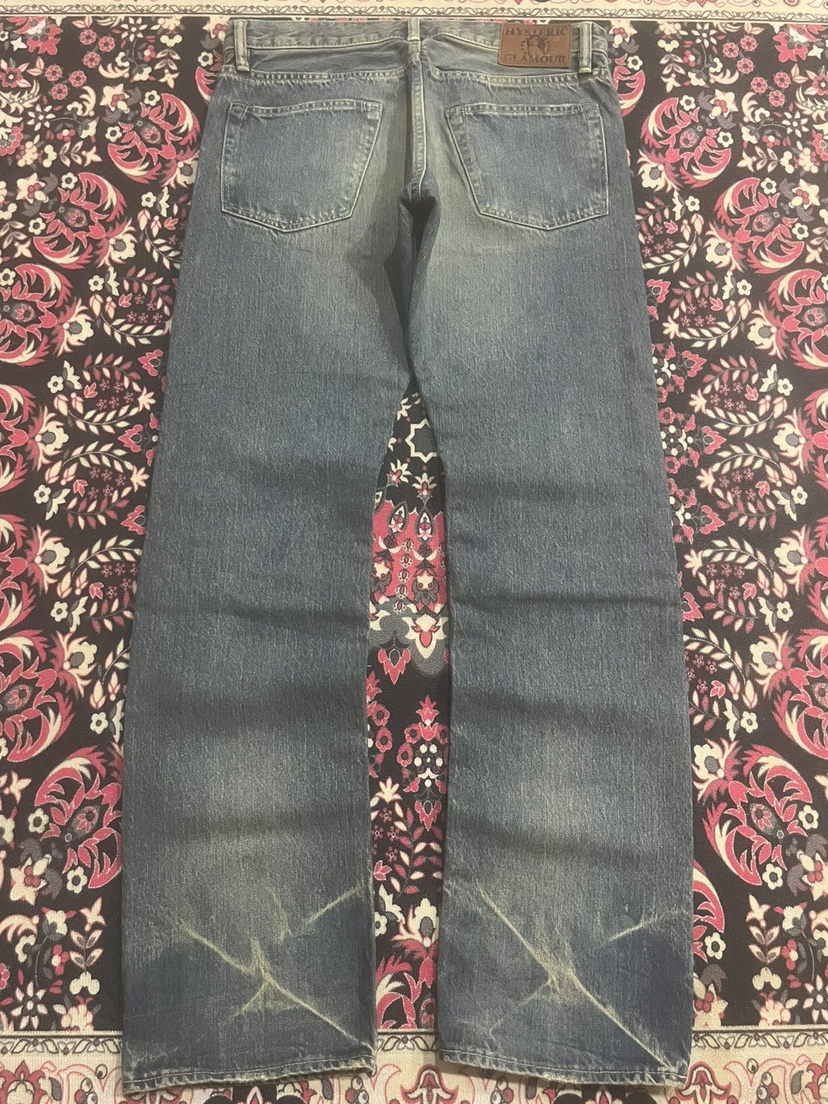 Hysteric Glamour Hysteric Glamour Naked Pin Up Girl Patchwork Selvedge Jeans Size US 32 / EU 48 - 2 Thumbnail