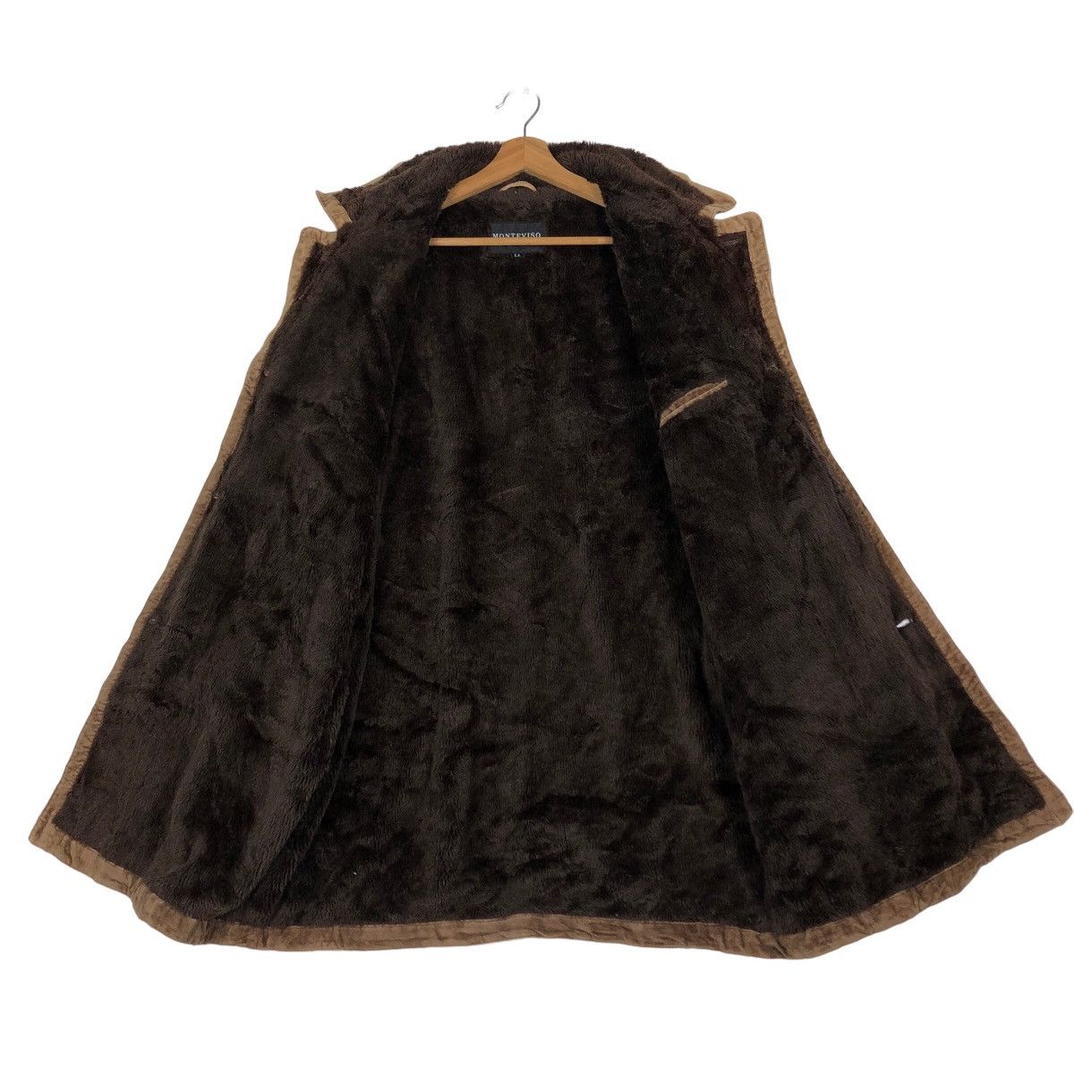 Japanese Brand 🔥Vintage Suede Jacket Monteviso Italy Mink Fur Lining Size US L / EU 52-54 / 3 - 13 Thumbnail