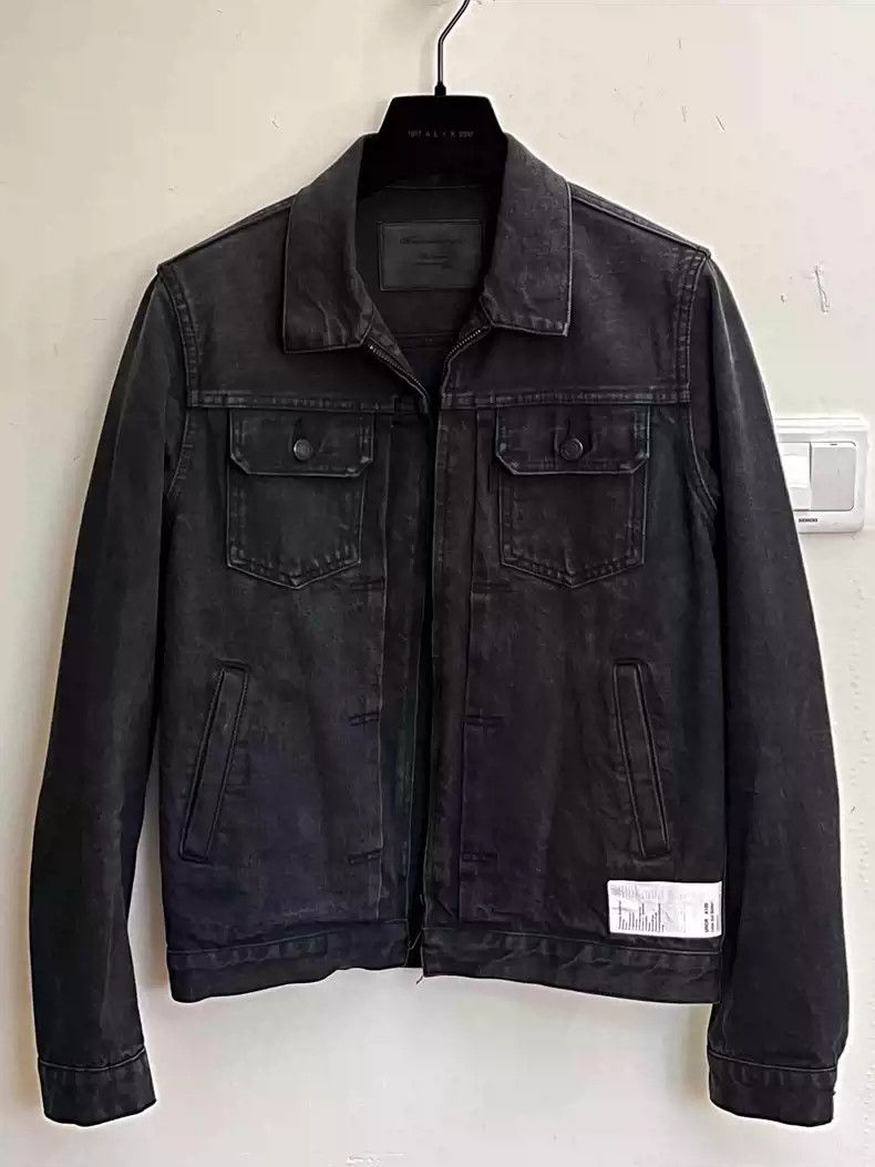 image of Undercover 10Ss Less But Better Season Denim Jacket in Black, Men's (Size Medium)