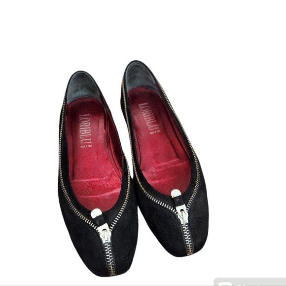 Other Loriblu ballet flats Slip-on Size 37 EU black suede Size US 6 / IT 36 - 1 Thumbnail