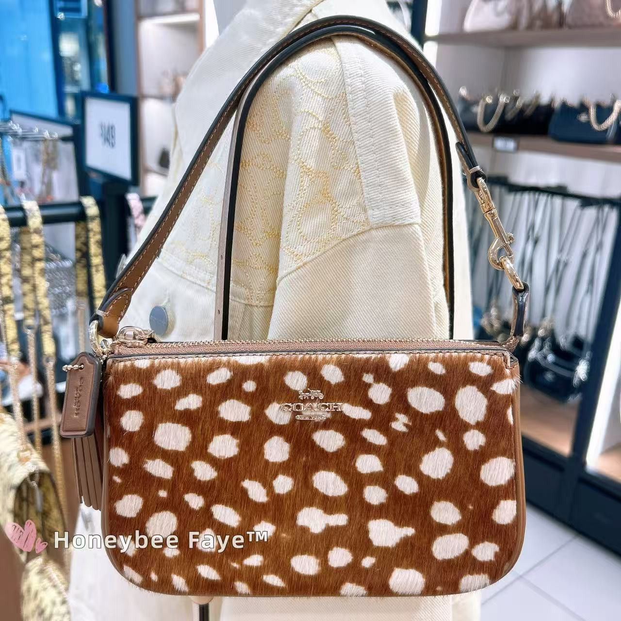 Coach NWT Coach Nolita 19 With Deer Print CDW35 Size ONE SIZE - 2 Thumbnail