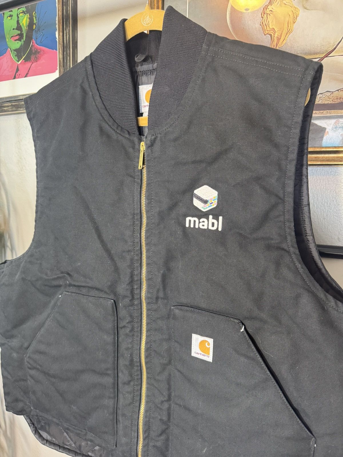 Carhartt Vintage Carhartt Black Vest XXL Size US XXL / EU 58 / 5 - 3 Thumbnail