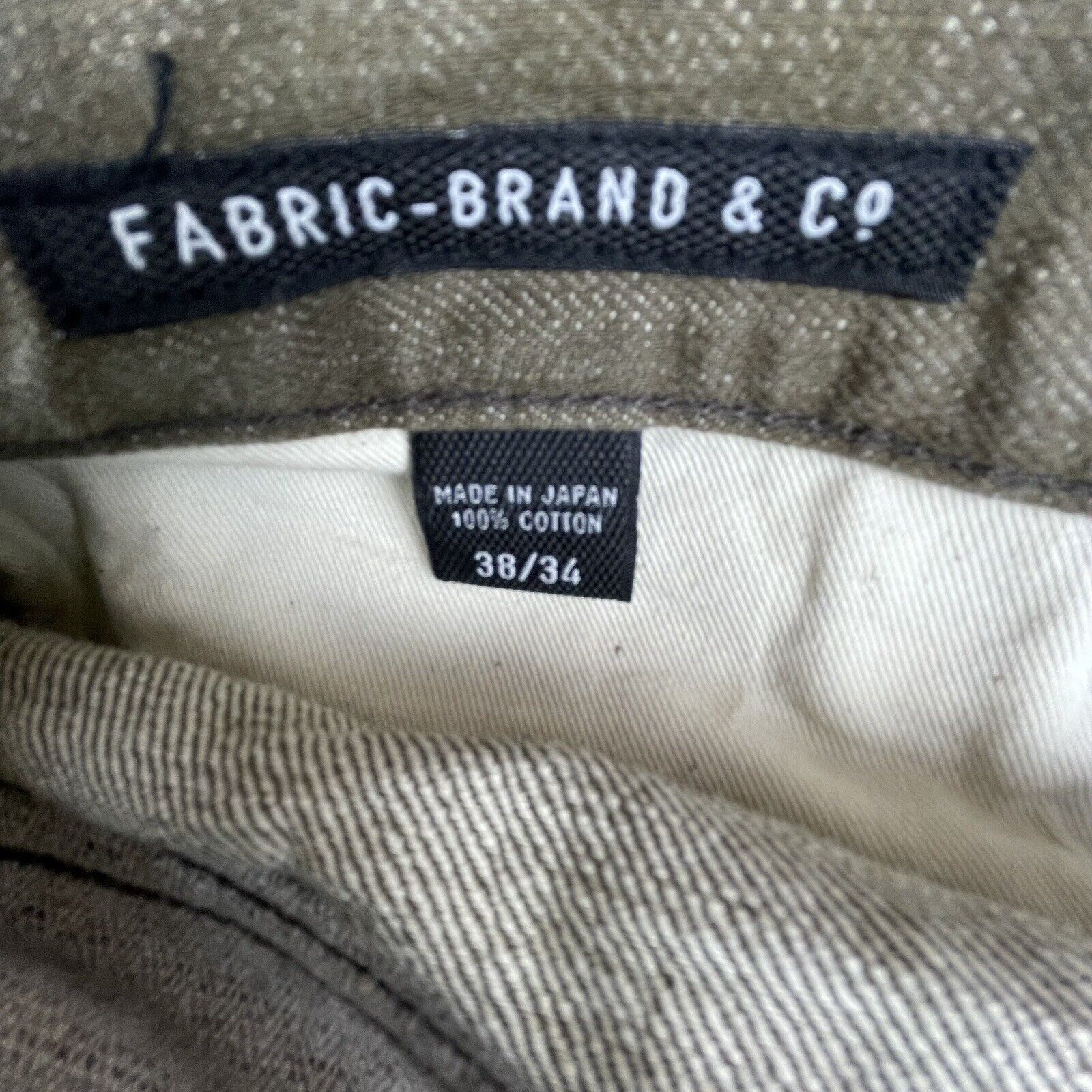 Fabric Brand & Co. Fabric Brand & Co Jeans 38 Japanese Selvedge Slim Fit Cairo Size US 38 / EU 54 - 5 Thumbnail