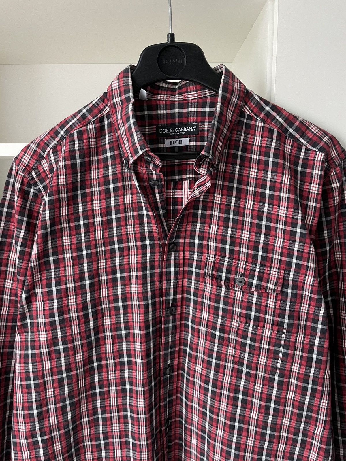 Dolce & Gabbana Dolce & Gabbana Martini Flannel Shirt Button Up Size US M / EU 48-50 / 2 - 5 Thumbnail