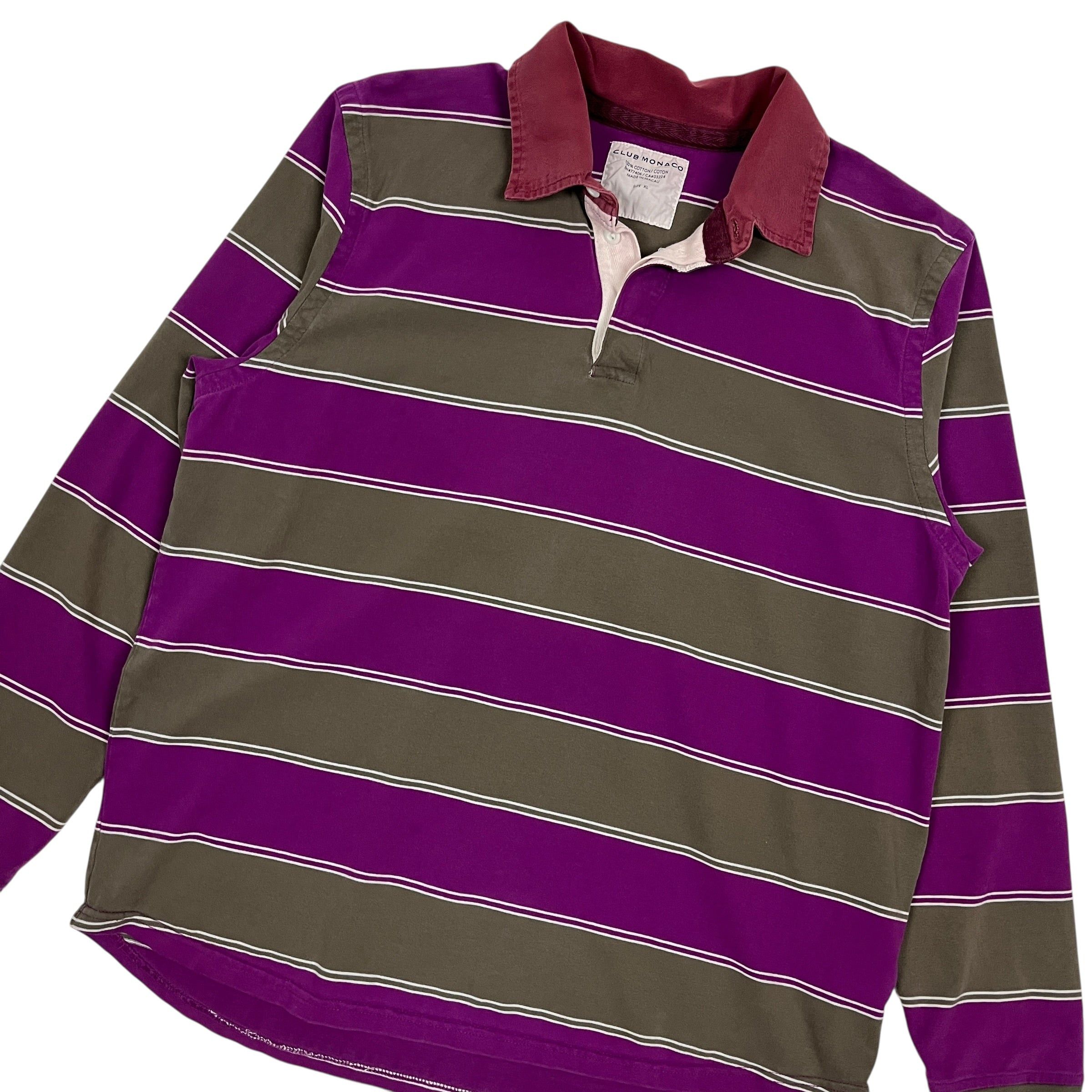 Club Monaco Club Monaco Striped Long Sleeve - Size L Size US L / EU 52-54 / 3 - 2 Thumbnail