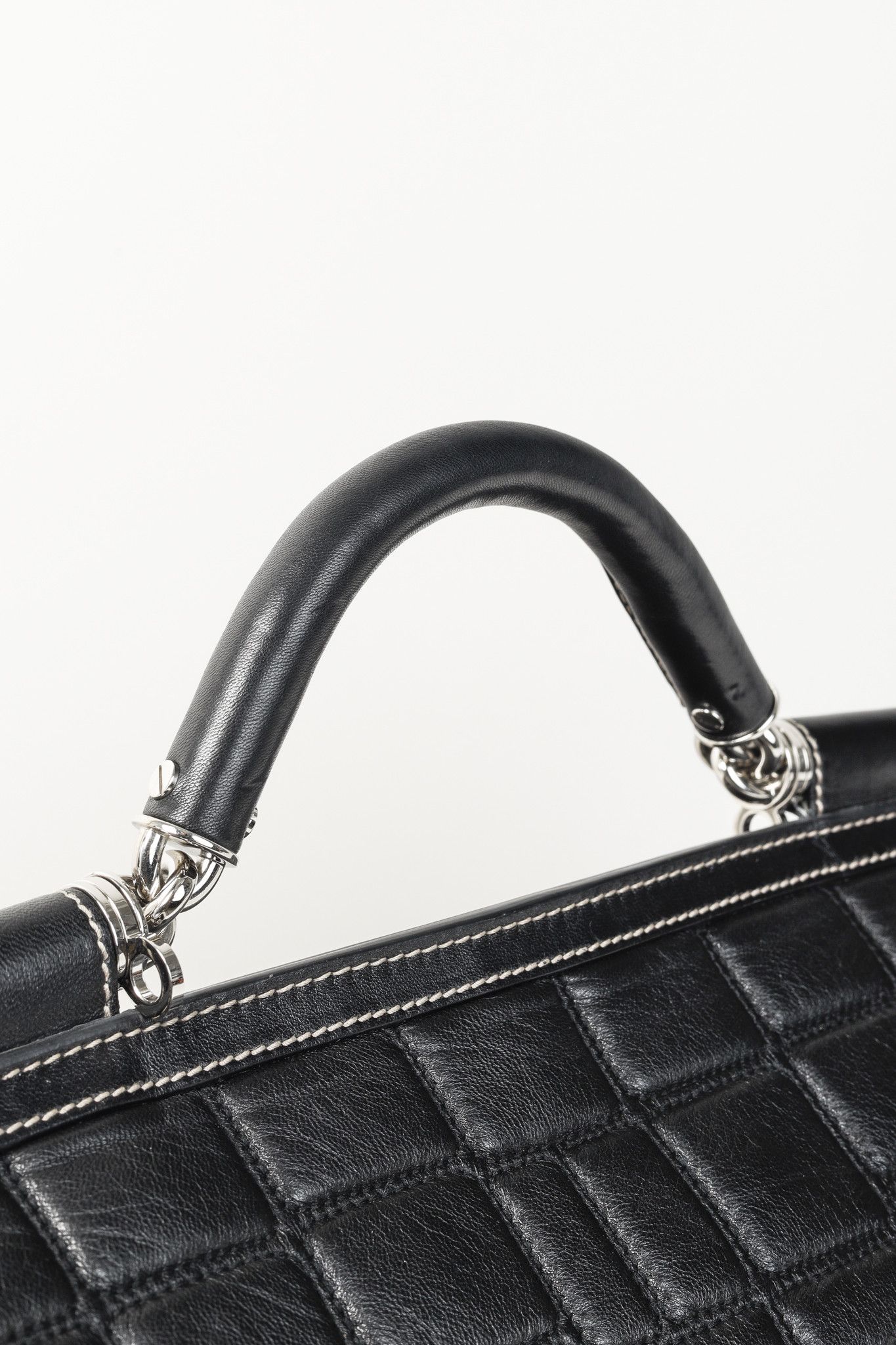 Dolce & Gabbana Dolce & Gabbana Miss Sicily Quilted-Leather Shoulder Bag Size ONE SIZE - 7 Thumbnail