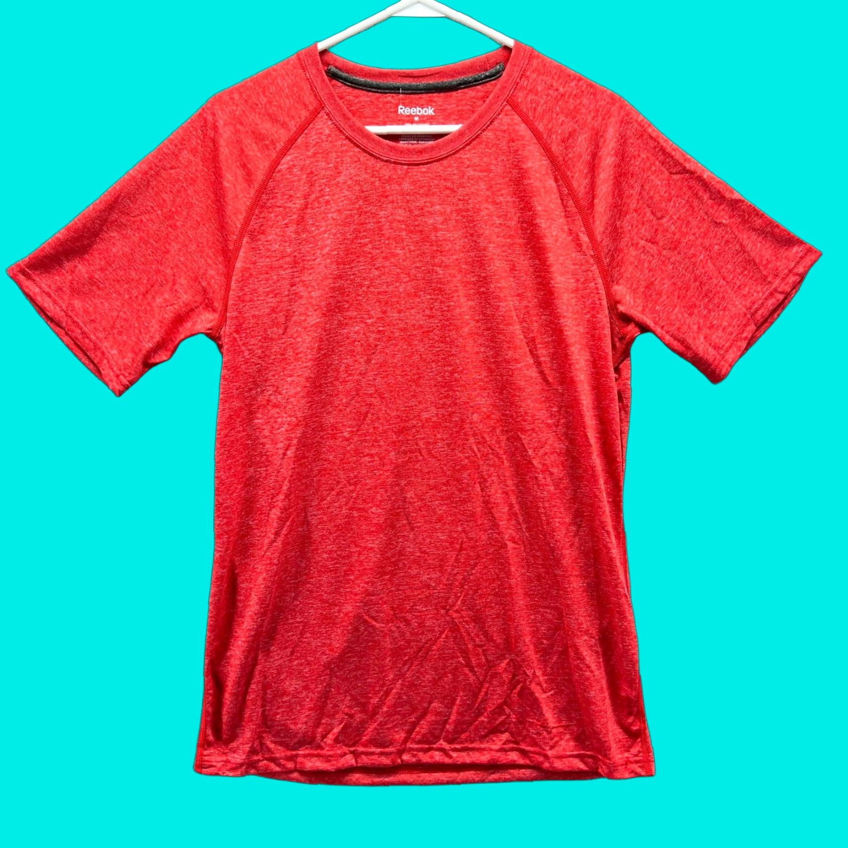 Reebok VINTAGE Reebok Shirt Mens Medium Red Athletic Jersey Crewneck Playdry Training Gym Size US M / EU 48-50 / 2 - 1 Thumbnail