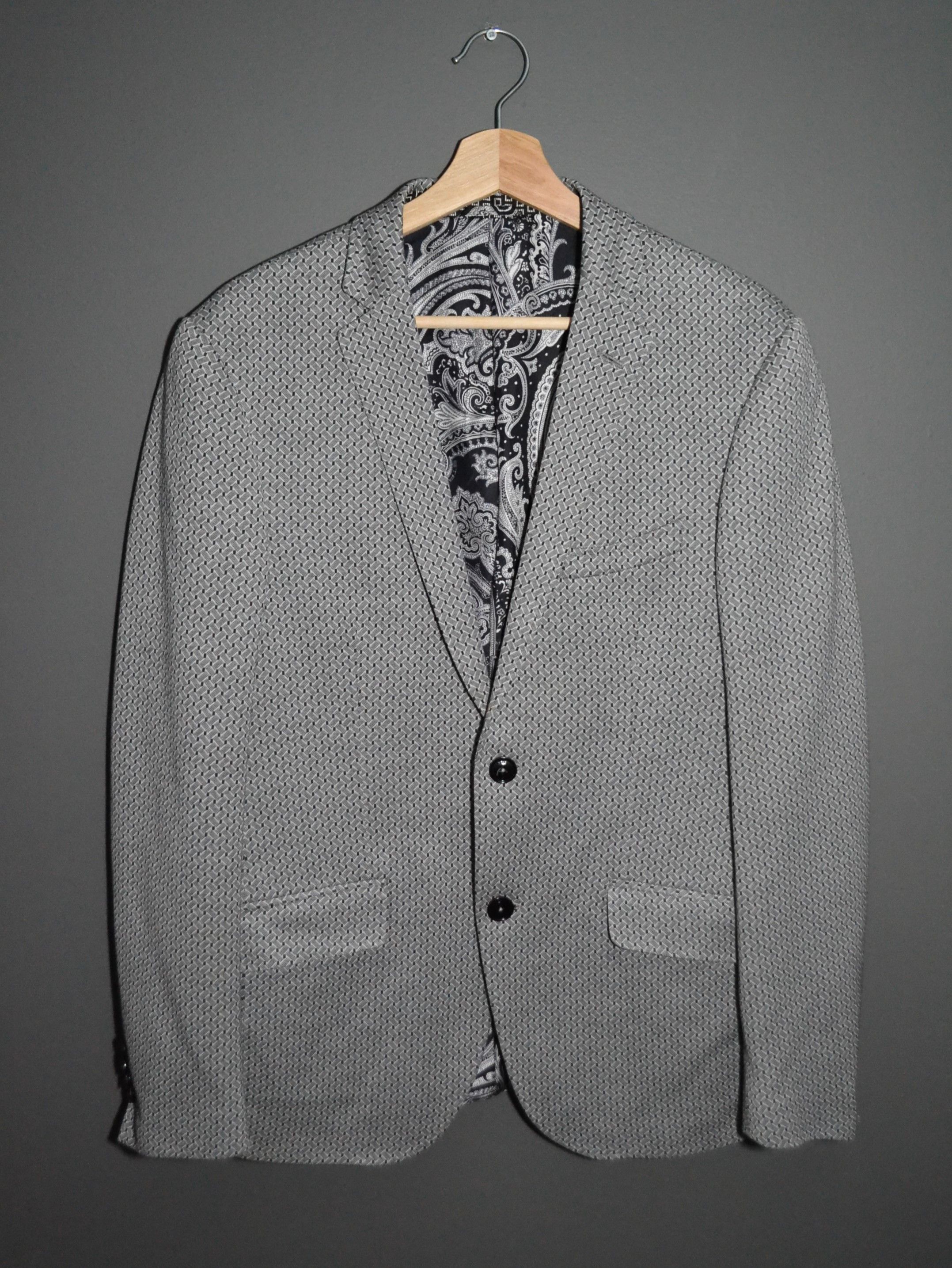 Etro Etro Geometric Print New Jersey Blazer Sport 50 40 US 1495$ Size 40R - 2 Thumbnail