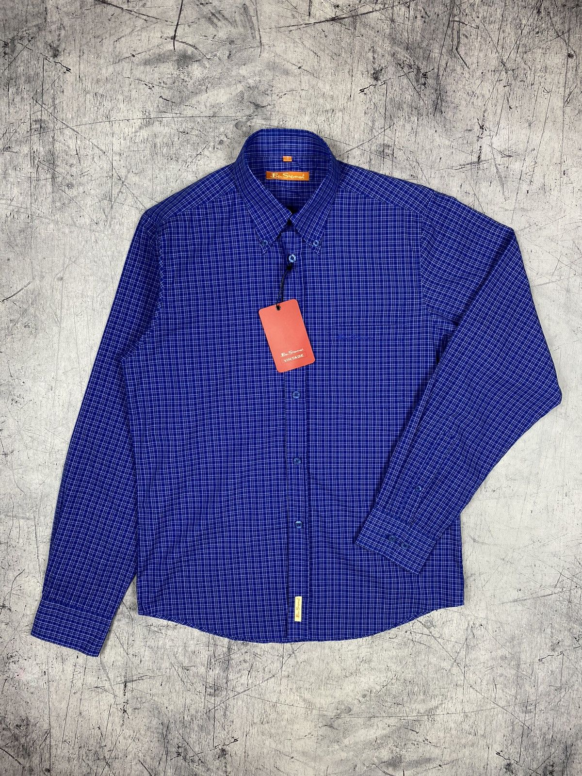 Ben Sherman × Designer NEW Ben Sherman Checked Designer Button Up Shirt Size US M / EU 48-50 / 2 - 2 Thumbnail
