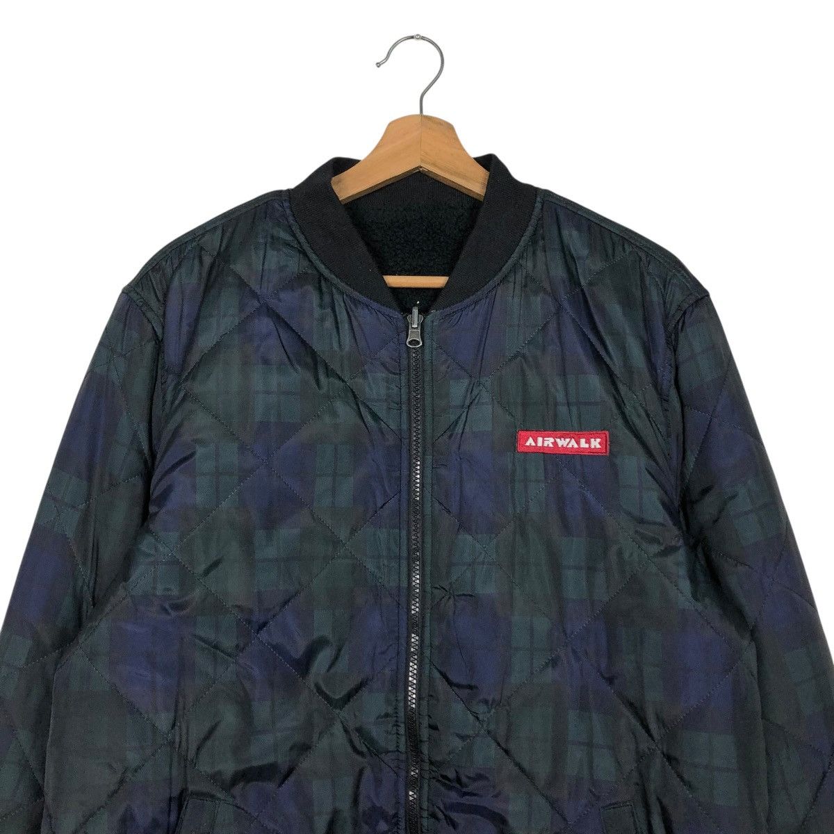 Japanese Brand 🔥VINTAGE REVERSIBLE BOMBER JACKET AIRWALK ISSEY MIYAKE Size US XL / EU 56 / 4 - 5 Thumbnail