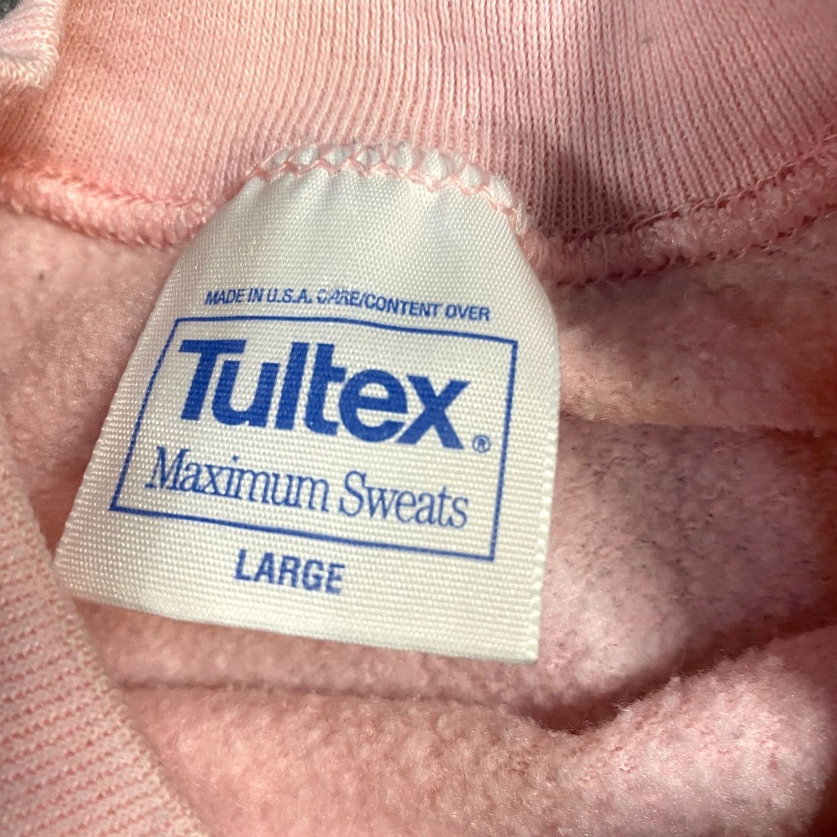 Vintage VINTAGE New England Hockey Institute Sweatshirt L Pink Chighisola N.E.H.I. Womens Pullover Crew Neck Long Sleeve Size L / US 10 / IT 46 - 2 Thumbnail