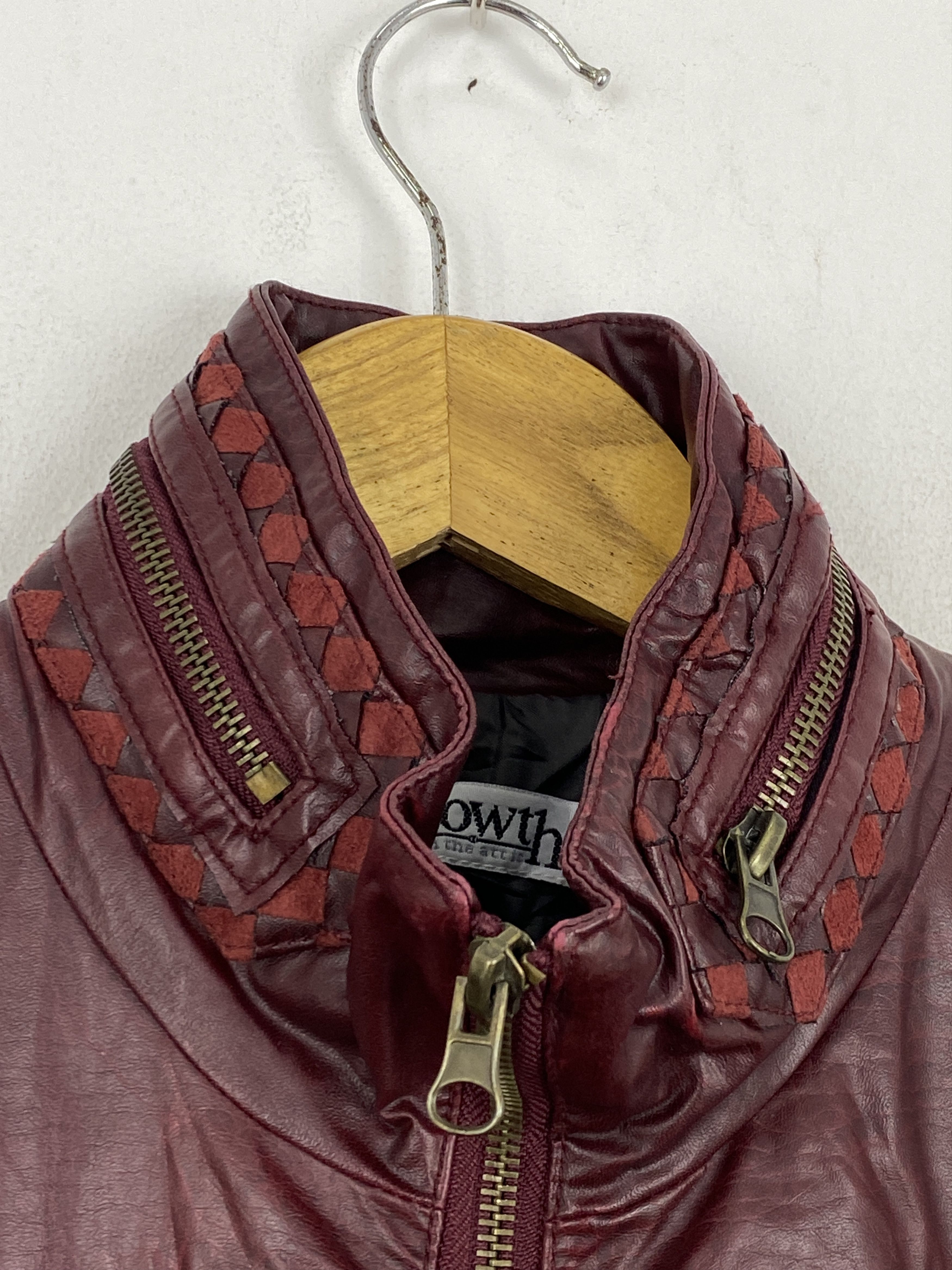 Japanese Brand × Vintage Vintage Japanese Avant Garde Leather Jacket Size US L / EU 52-54 / 3 - 12 Thumbnail