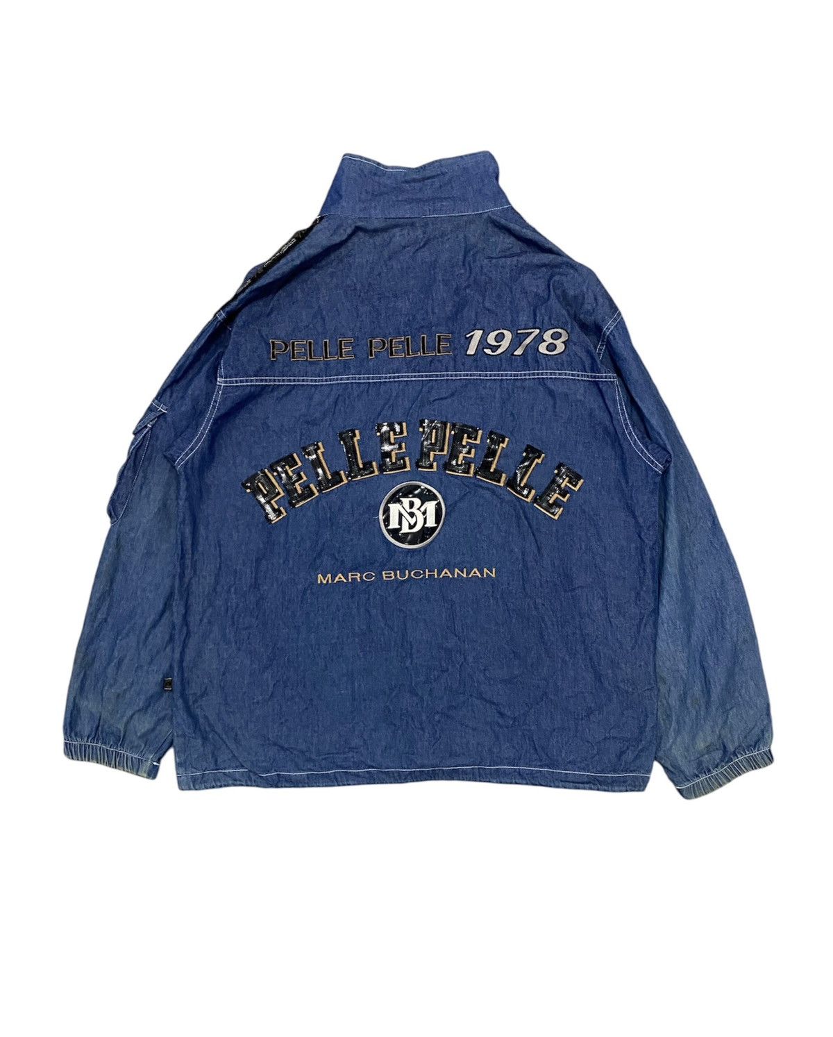 Pelle Pelle 1990s Pelle Pelle Embroidery light Jacket Size US XL / EU 56 / 4 - 1 Thumbnail