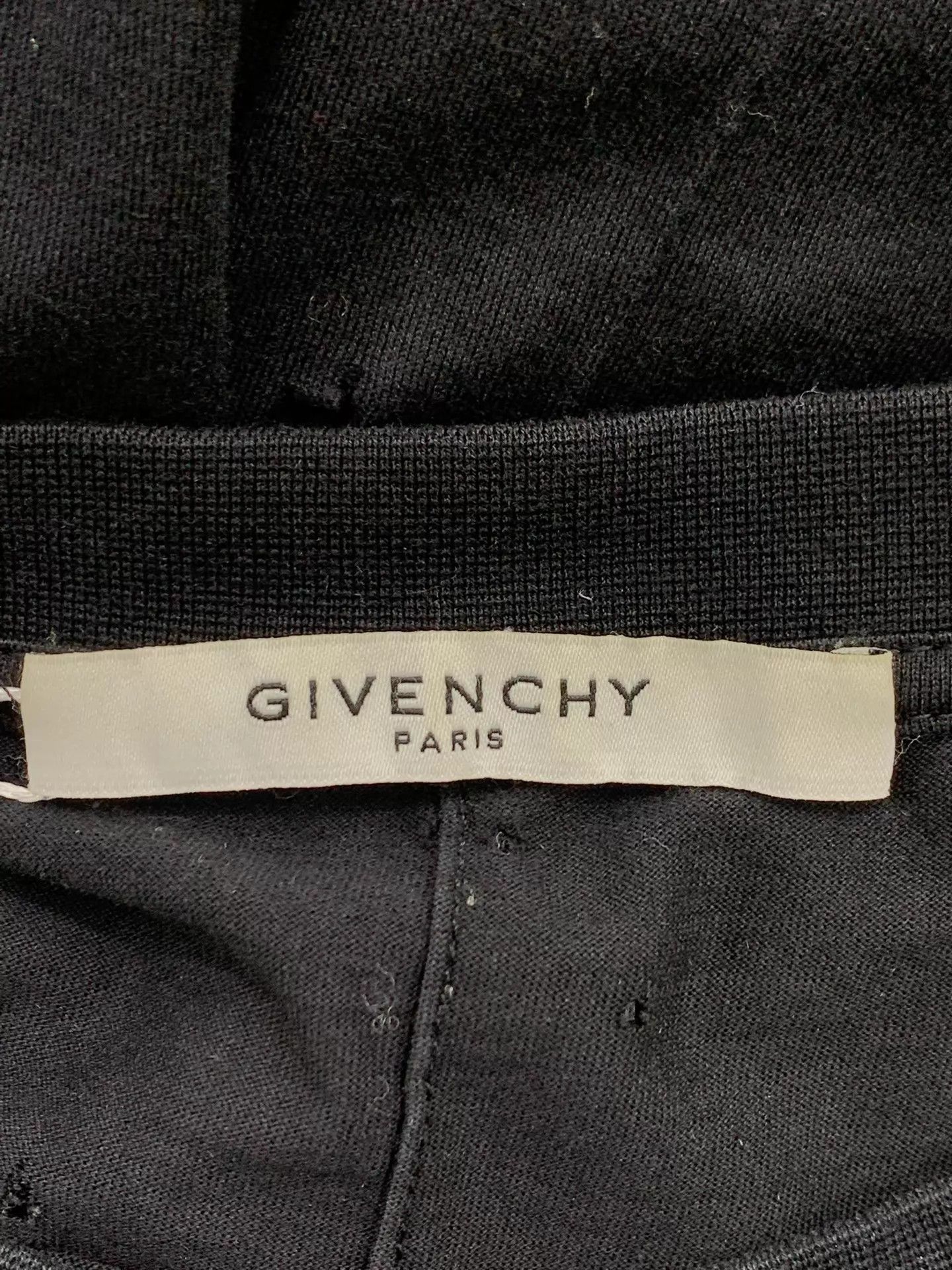Givenchy Givenchy Black Distressed Short-Sleeve Tee XS New Size US XS / EU 42 / 0 - 4 Thumbnail