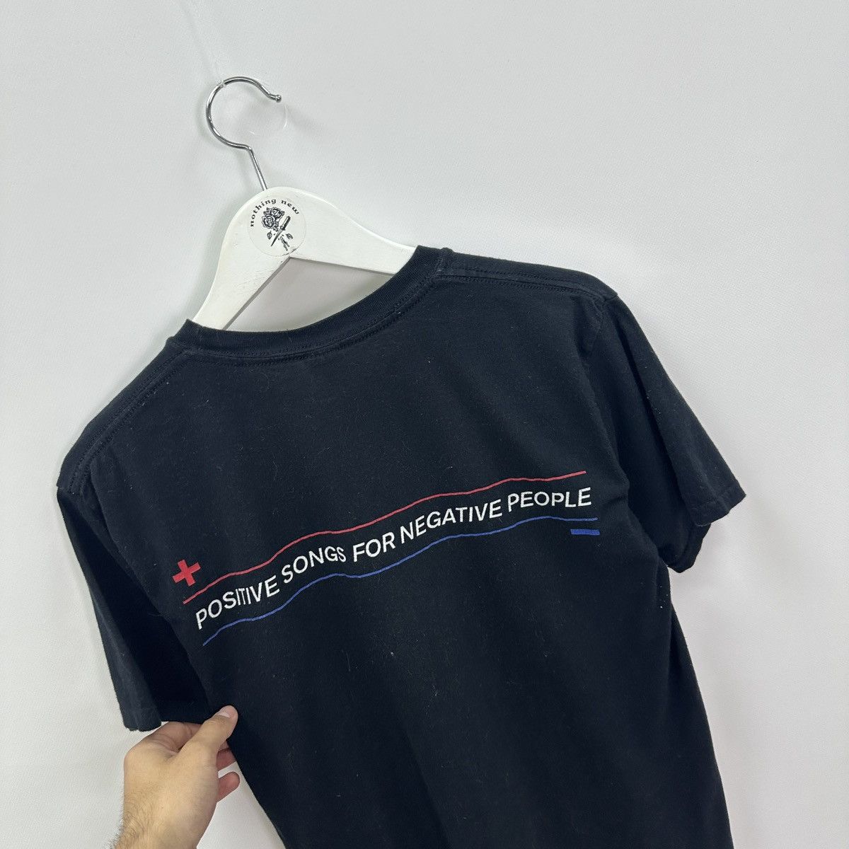 Band Tees Vintage 00s Frank Turner Positive Songs negative people tee Size US M / EU 48-50 / 2 - 3 Thumbnail