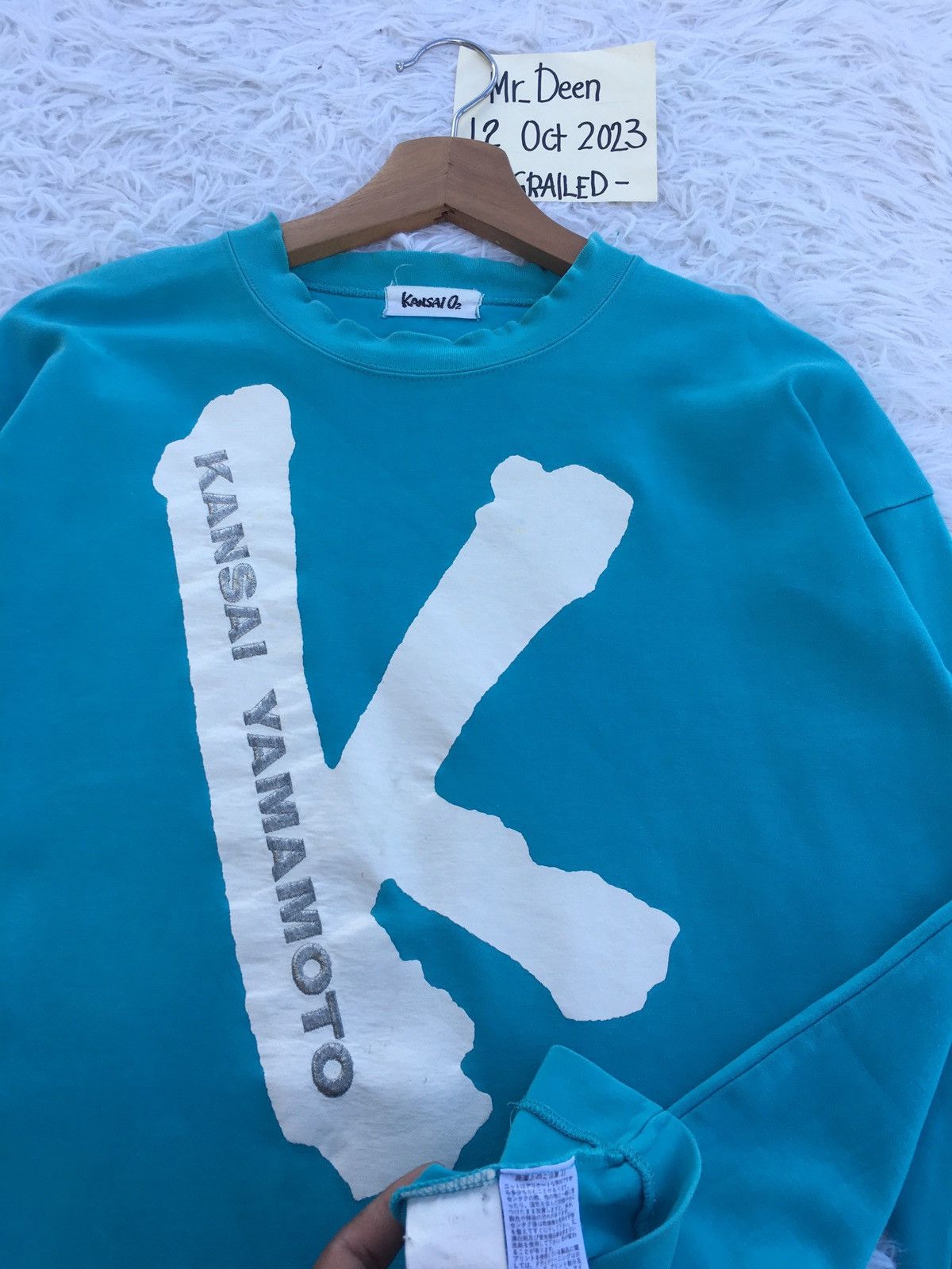 Kansai Yamamoto Rare Vintage Kansai Yamamoto Spellout Sweater Size US L / EU 52-54 / 3 - 11 Thumbnail
