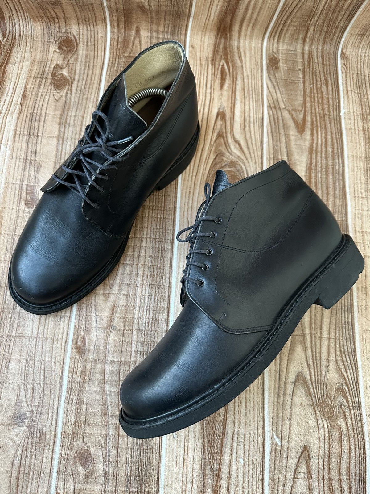 Paraboot Paraboot Black Leather Vintage Size US 8 / EU 41 - 1 Thumbnail