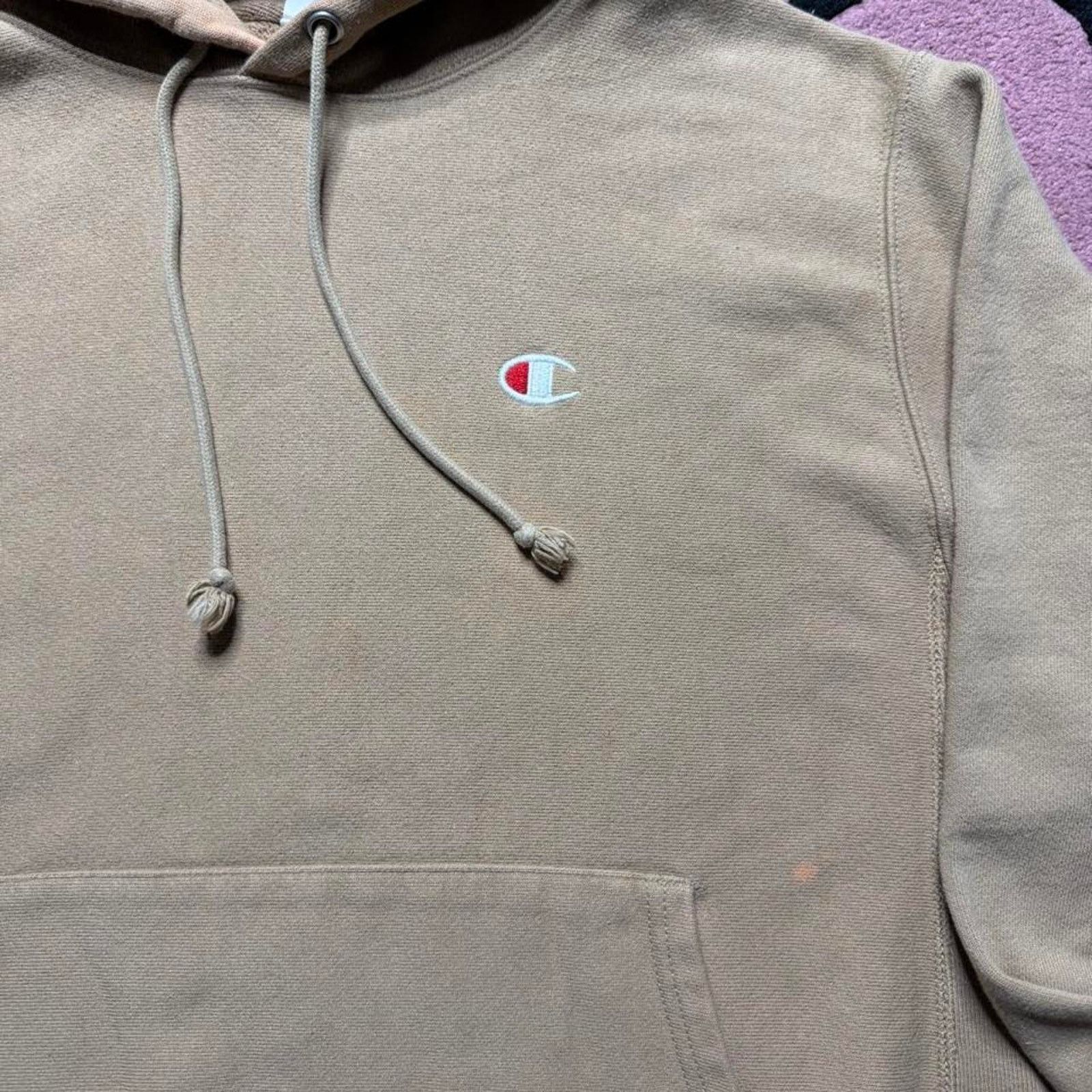 Champion Champion Reverse Weave Pullover Hoodie Size Medium Tan Size US M / EU 48-50 / 2 - 3 Thumbnail