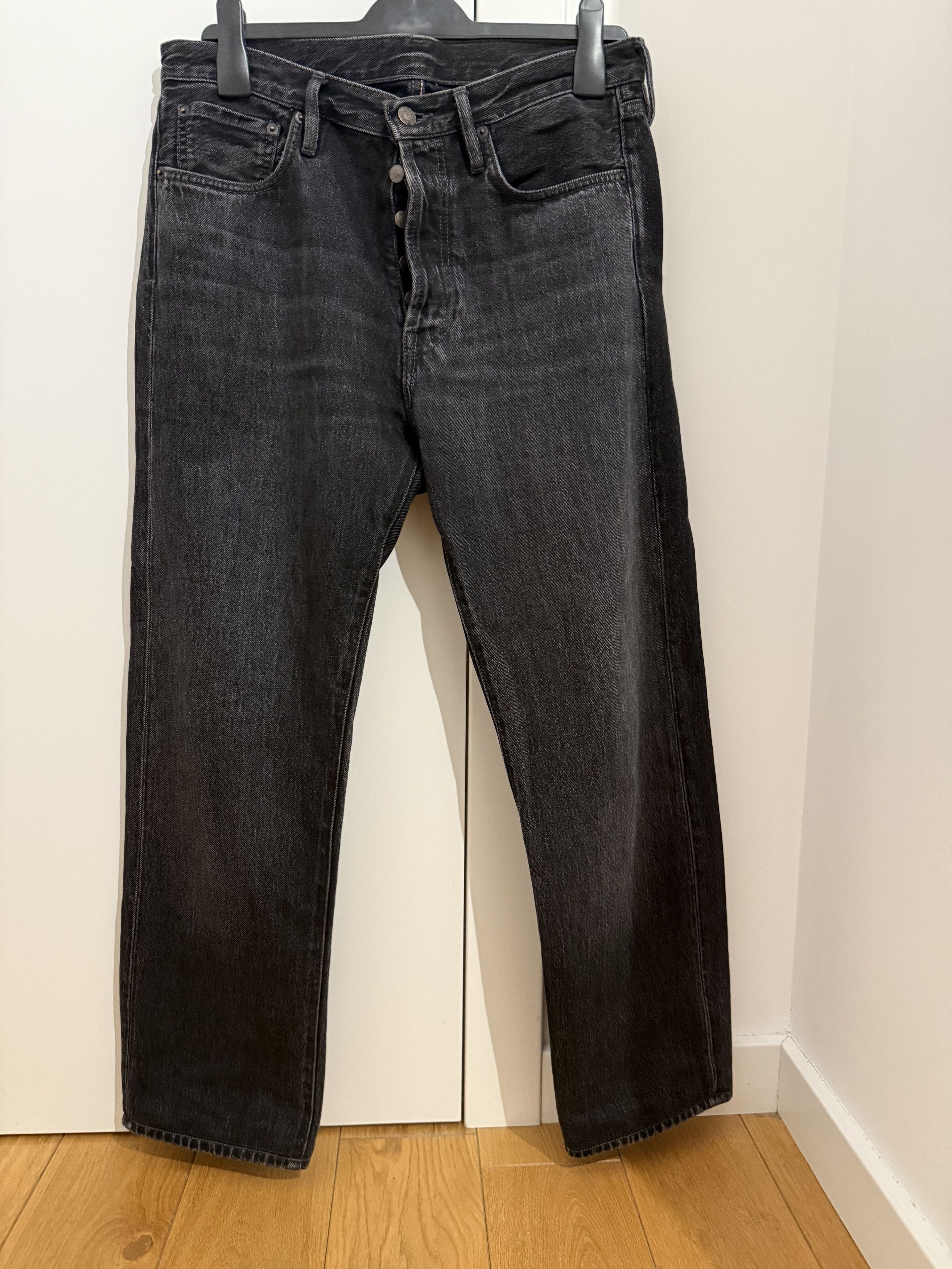【新品】Acne Studios 1992M VIntage Black Acne Studios Regular fit jeans - 1992M - Black | REVERSIBLE