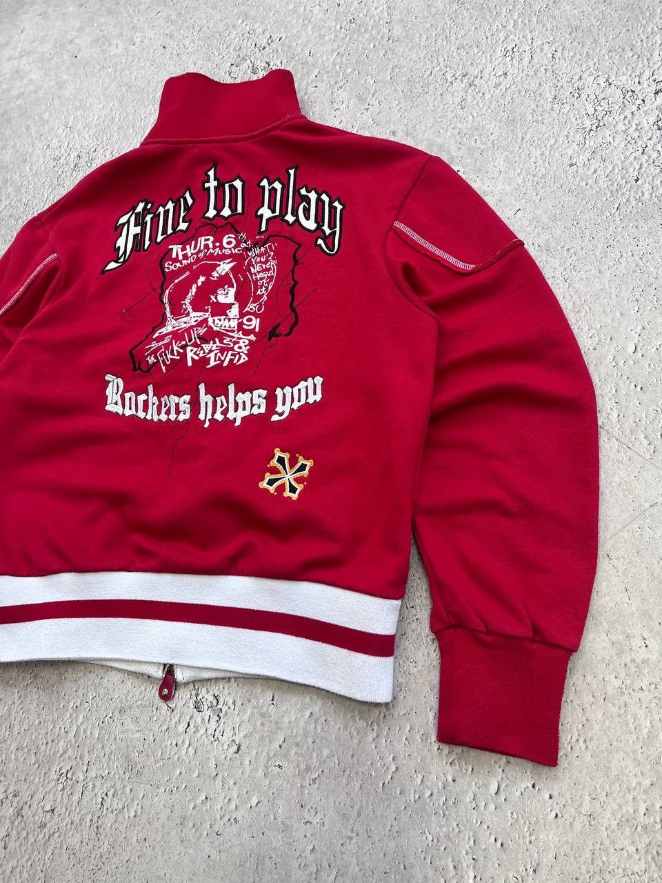 Affliction × Le Grande Bleu (L.G.B.) Y2K Japanese Crazy TRASHED Studded Punk LGB STYLE Hoodie Size US M / EU 48-50 / 2 - 11 Thumbnail