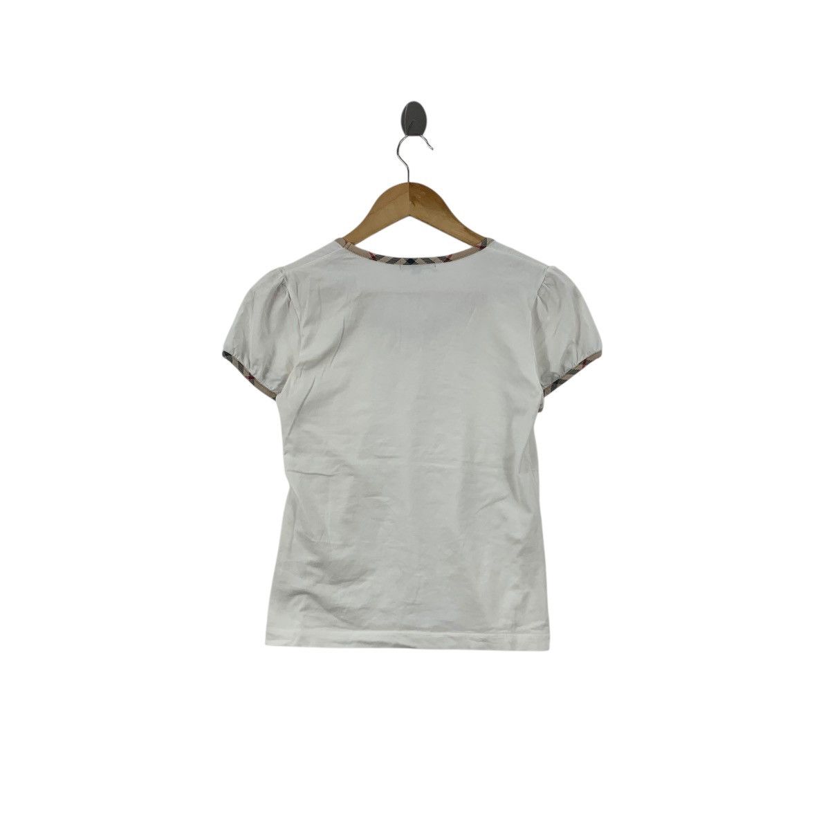 Burberry BURBERRY LONDON Nova Checks Twin Tipped Tee Shirt Top Size XXS / US 00 / IT 34 - 5 Thumbnail