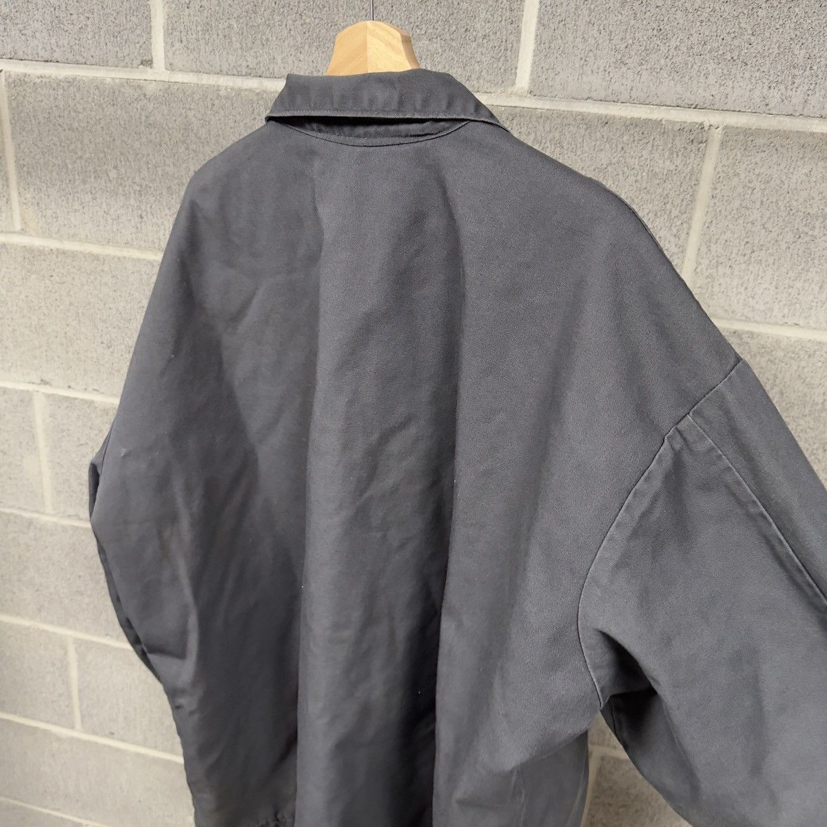 Vintage 90s Thrashed Faded Dirty Mechanic Work Jacket ERD Grunge Size US XXL / EU 58 / 5 - 8 Thumbnail