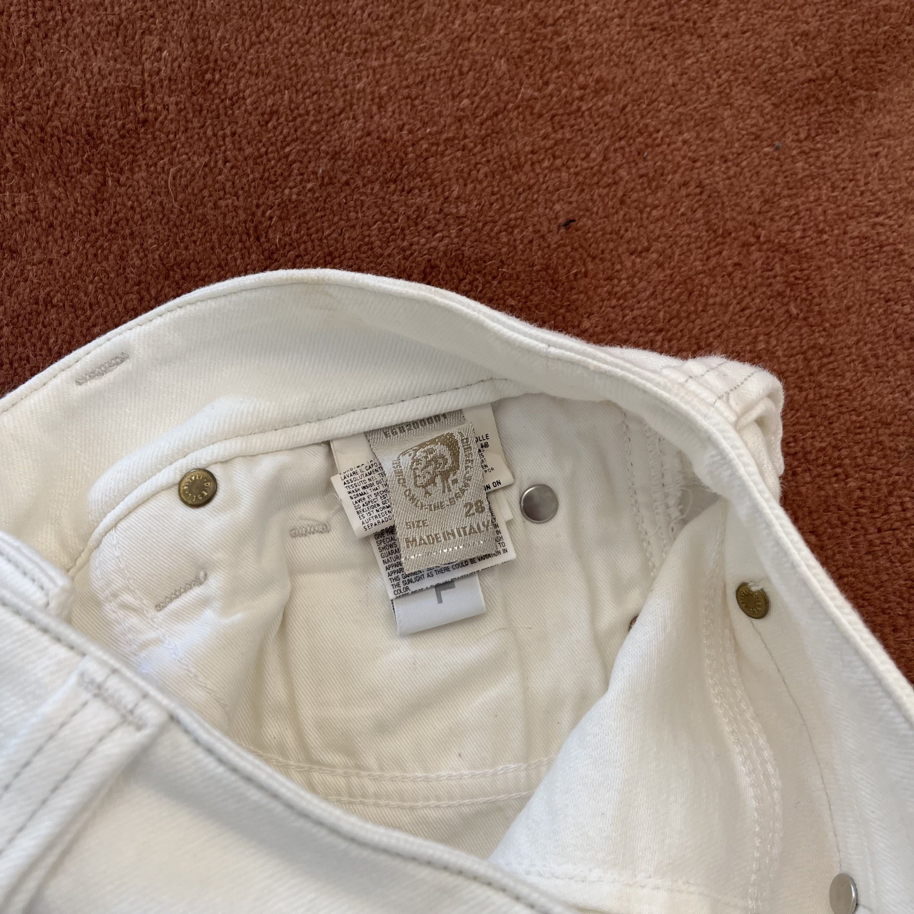 Diesel Diesel White Denim Flares Sample Size US 28 / EU 44 - 10 Thumbnail