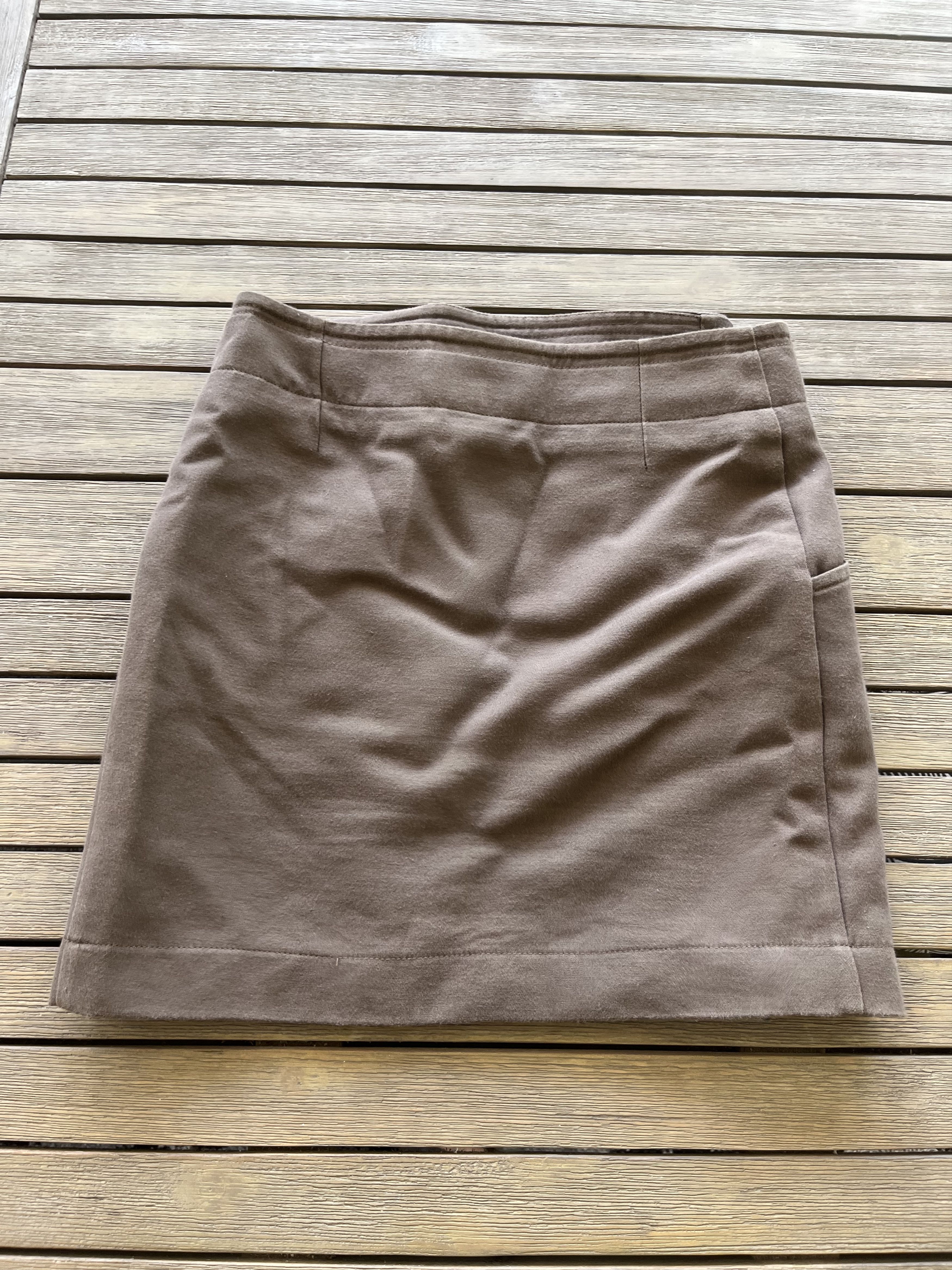 Sandro Sandro Brown Skirt with Belt Size 30" / US 8 / IT 44 - 2 Thumbnail