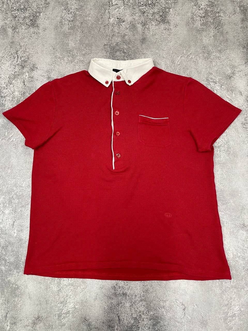 Gucci Gucci Women Polo Shirt Red White Size M Size M / US 6-8 / IT 42-44 - 1 Thumbnail