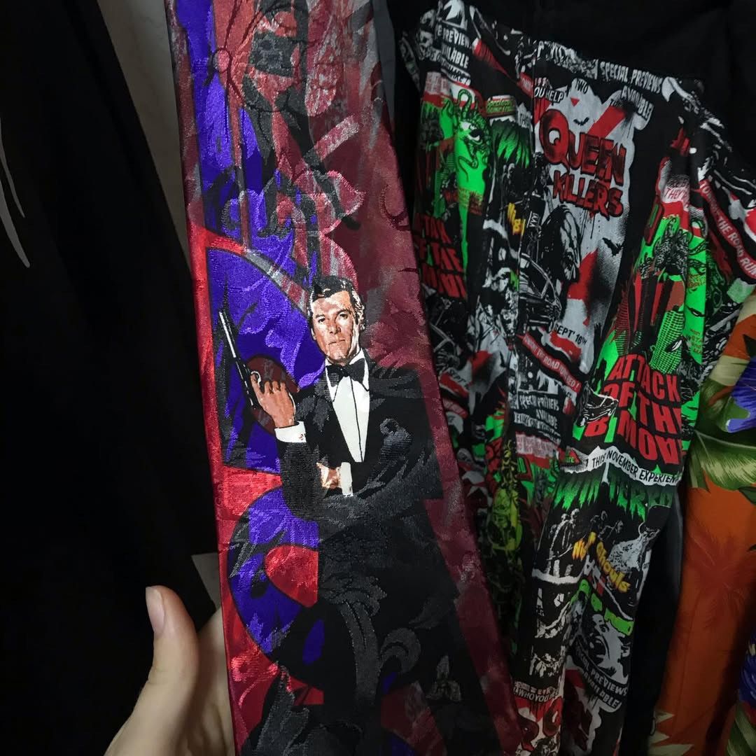 Other Drussel James Bond Vintage Tie Rare 90s Drussel Size ONE SIZE - 3 Thumbnail