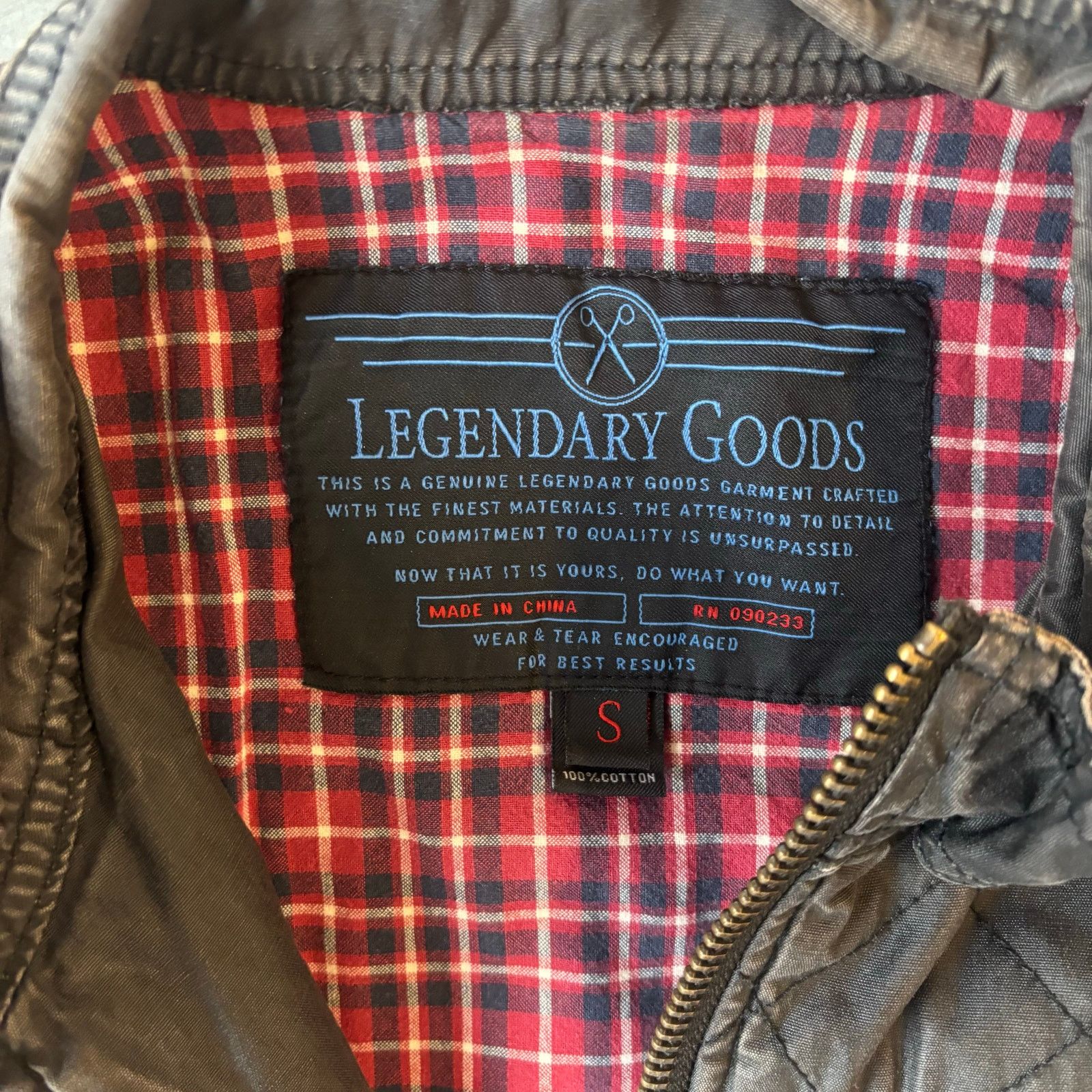 Vintage Vintage faded plaid lined utility jacket Size US S / EU 44-46 / 1 - 5 Thumbnail