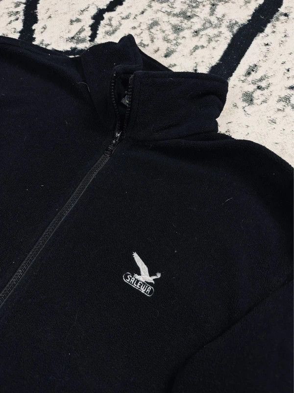 SALEWA Salewa fleece zip jacket black M logo Size M / US 6-8 / IT 42-44 - 3 Thumbnail