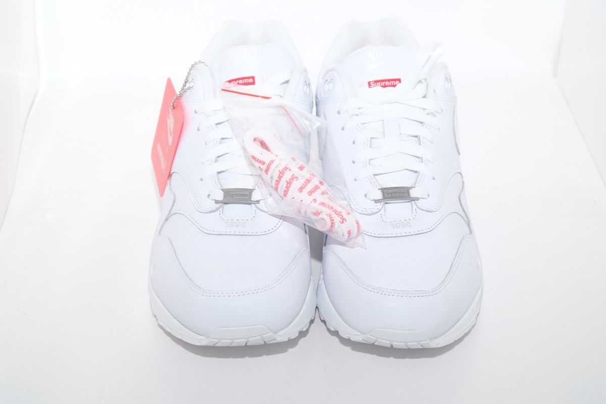 Nike × Supreme Supreme Nike Air Max 1 '87 SP - Size 13 - White -HF8813-100 Size US 13 / EU 46 - 2 Thumbnail