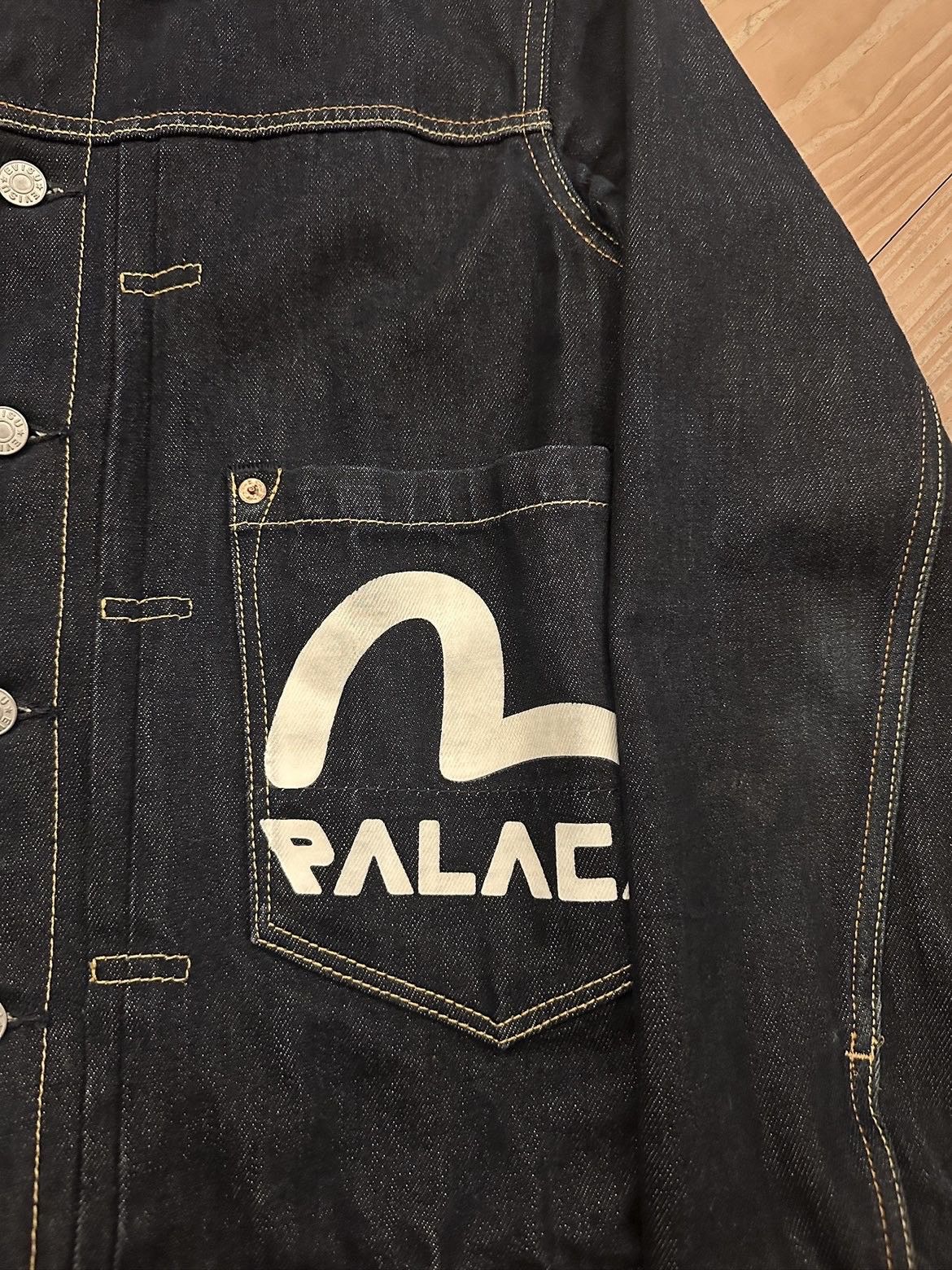 Evisu × Palace Palace X Evisu Classic Seagull Denim Jacket Indigo Raw Size US S / EU 44-46 / 1 - 11 Thumbnail