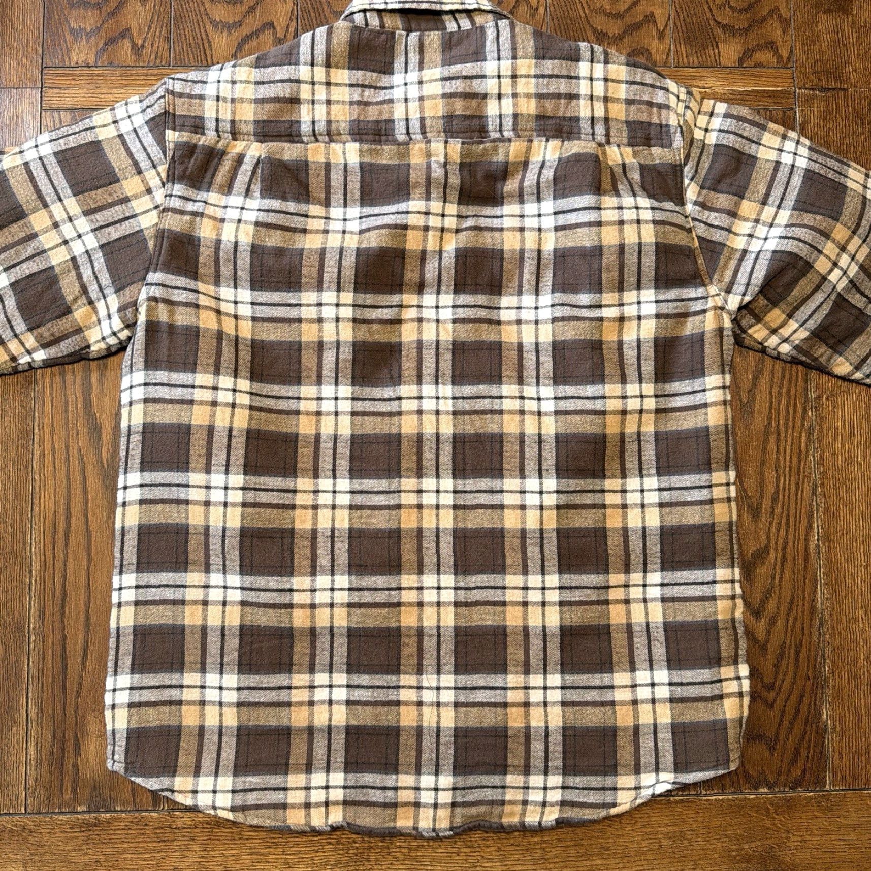 Vintage VINTAGE Wolverine Lined Brown Plaid Button Down Flannel Shirt Men’s XL Tall Size US XL / EU 56 / 4 - 6 Thumbnail