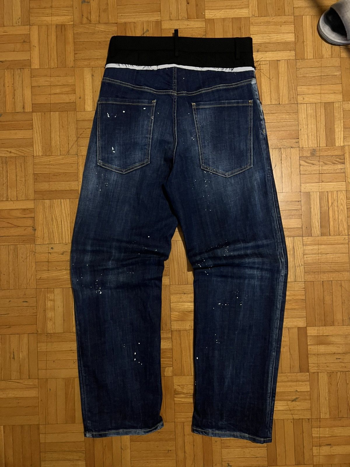Dsquared2 DSQUARED2 Mid-Rise Straight-Leg Jeans Size US 30 / EU 46 - 11 Thumbnail