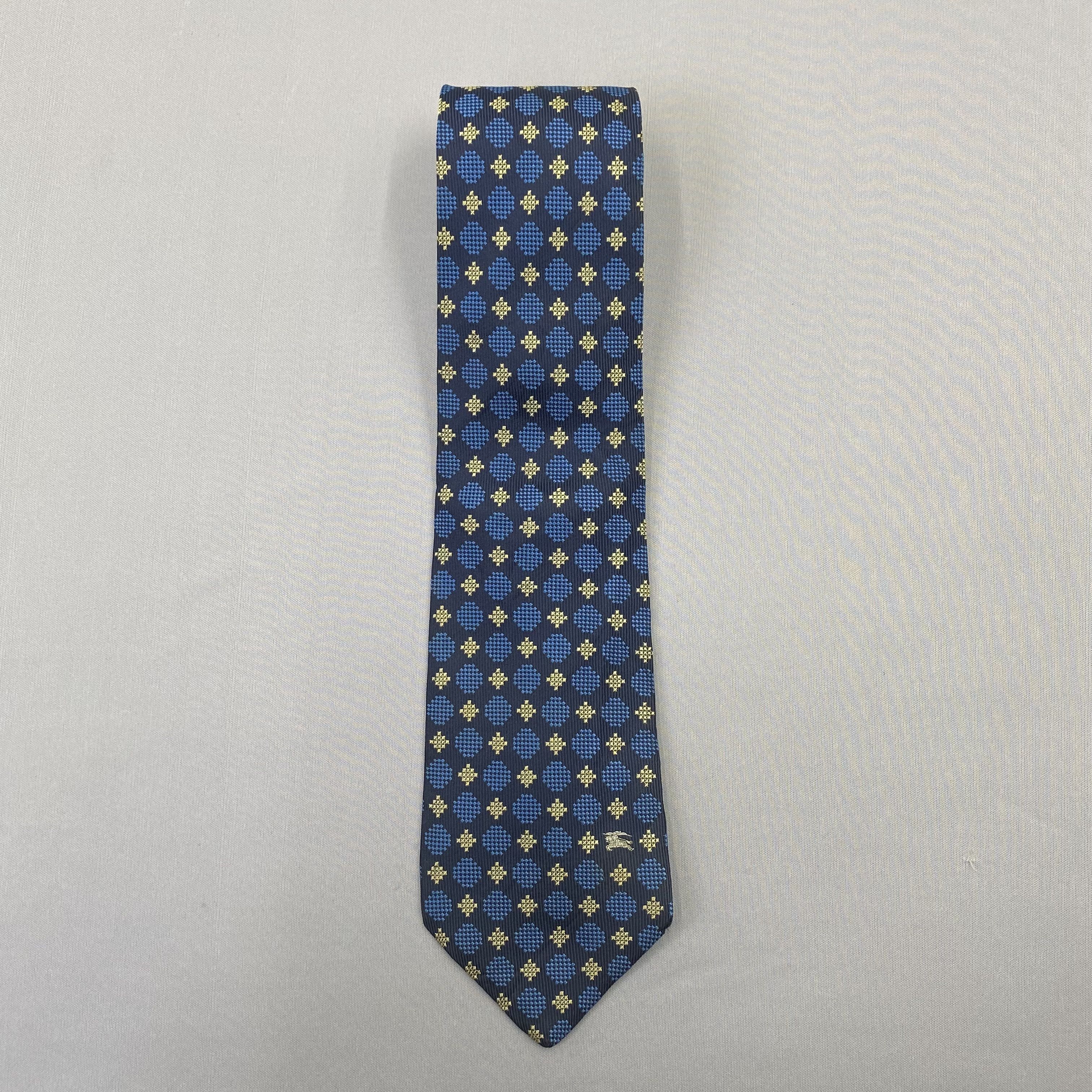Burberry Vintage Burberry SILK Necktie Cravate Pure Silk Neck Ti Size ONE SIZE - 3 Thumbnail