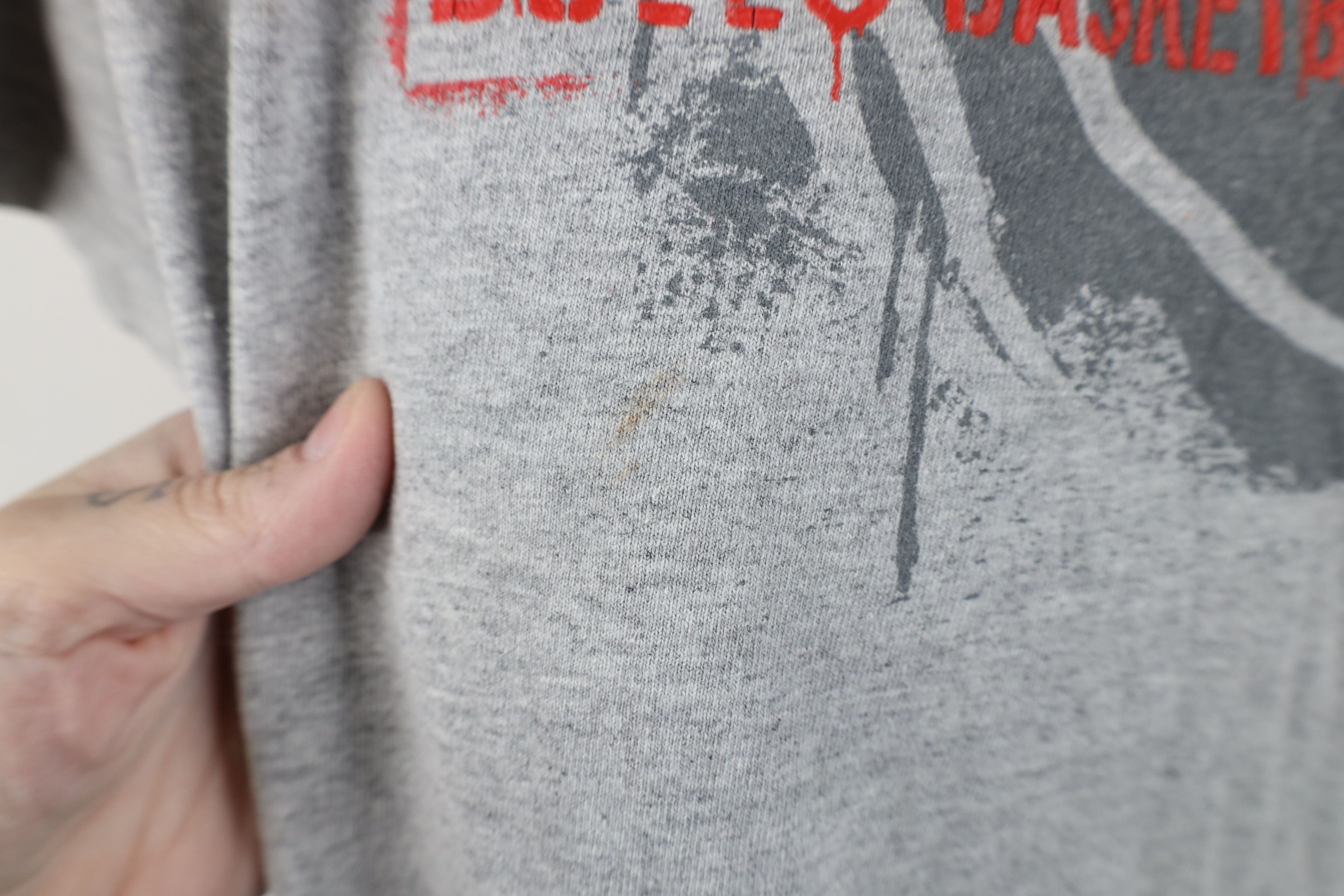 Adidas Vintage Y2K Adidas Bulls Basketball T-Shirt Heather Gray Size US XL / EU 56 / 4 - 6 Thumbnail