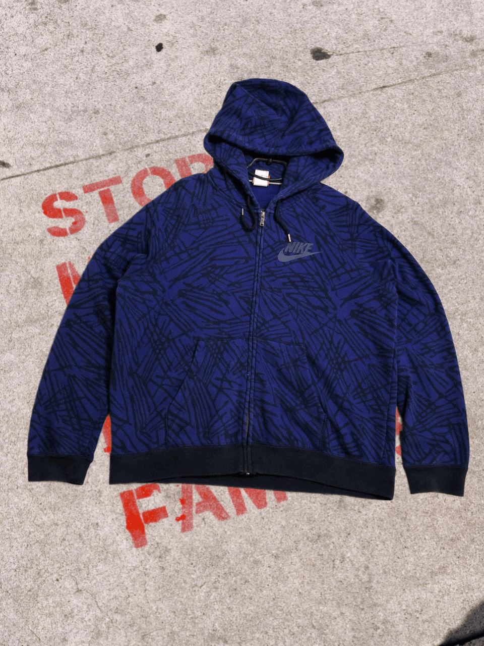 Nike Retro Y2K Nike Full Zip up Hoodie Jumper Size US XL / EU 56 / 4 - 1 Thumbnail