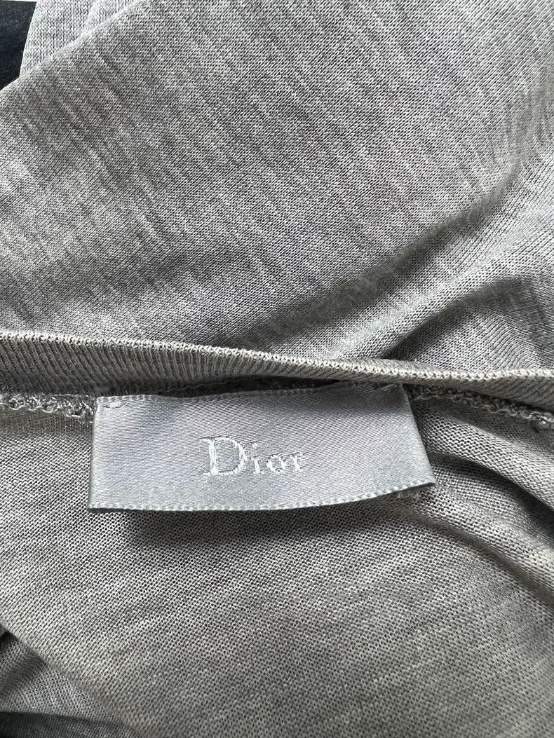 Dior Dior Triangle Art Printed Grey Long Sleeve T-shirt Size US XS / EU 42 / 0 - 5 Thumbnail