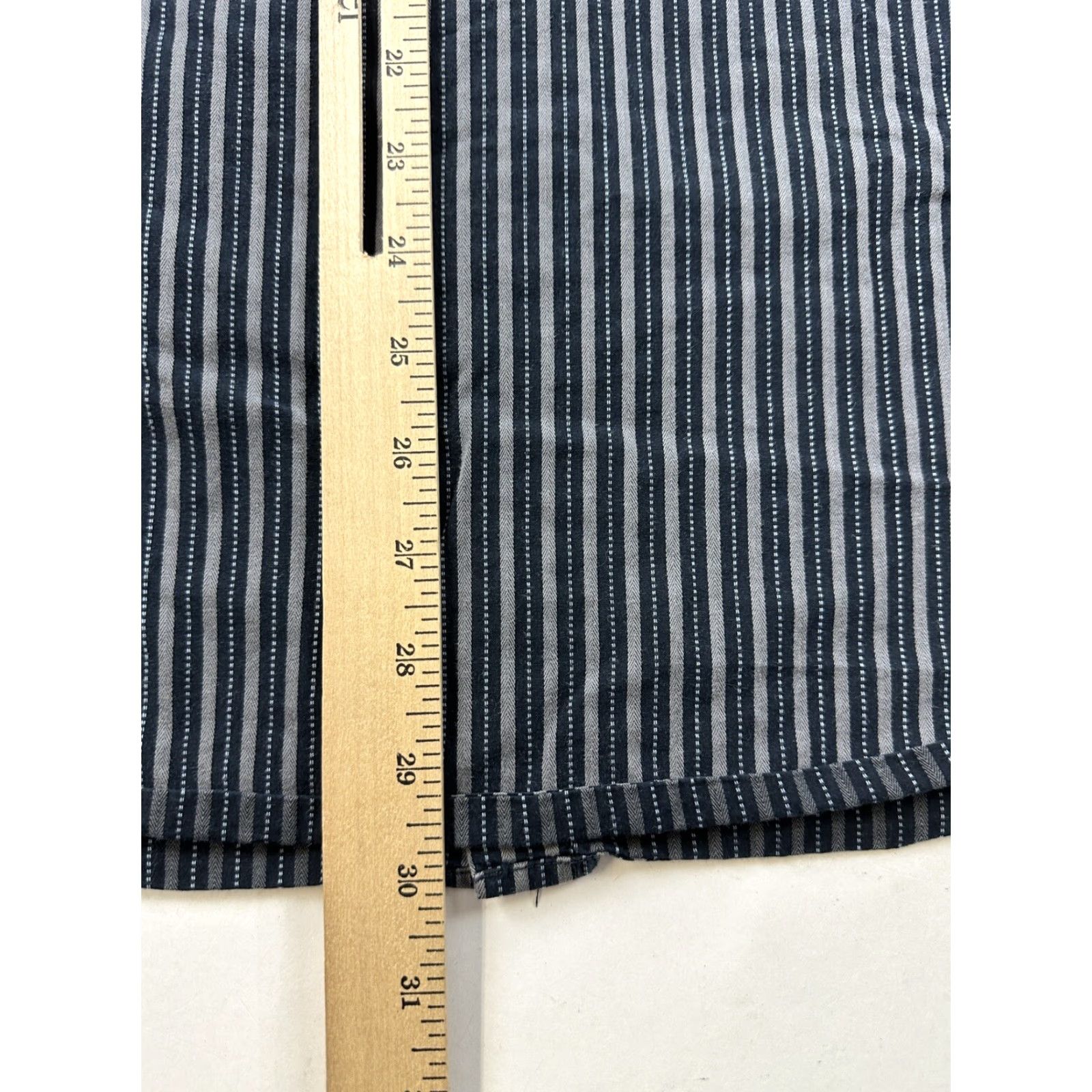 Tasso Elba Tasso Elba Shirt Mens 2XL Striped Long Sleeve Slim Fit Button Up Size US XXL / EU 58 / 5 - 5 Thumbnail