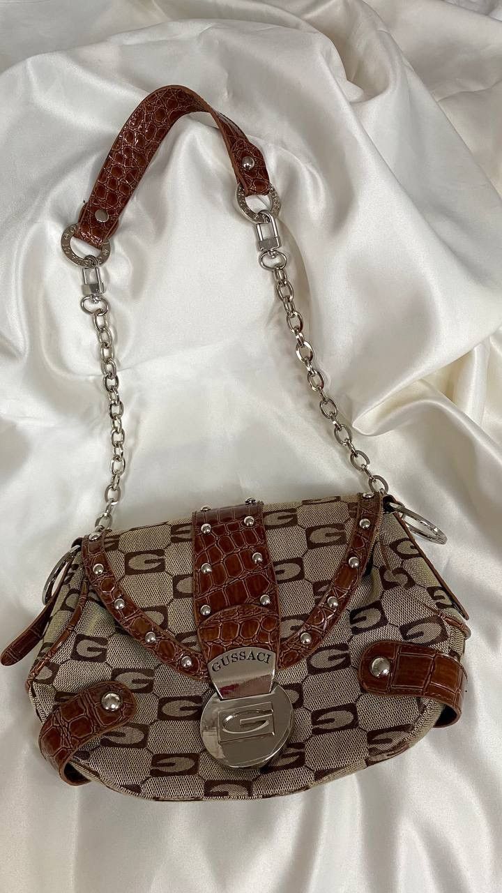 Vintage Gessaci vintage monogram shoulder bag Size ONE SIZE - 3 Thumbnail