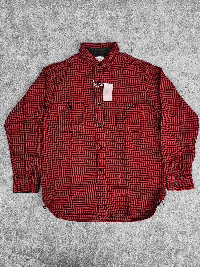 The Real McCoy's The Real McCoy Size 15Red and Black Pinstripe Flannel Shirt Size US M / EU 48-50 / 2 - 1 Thumbnail