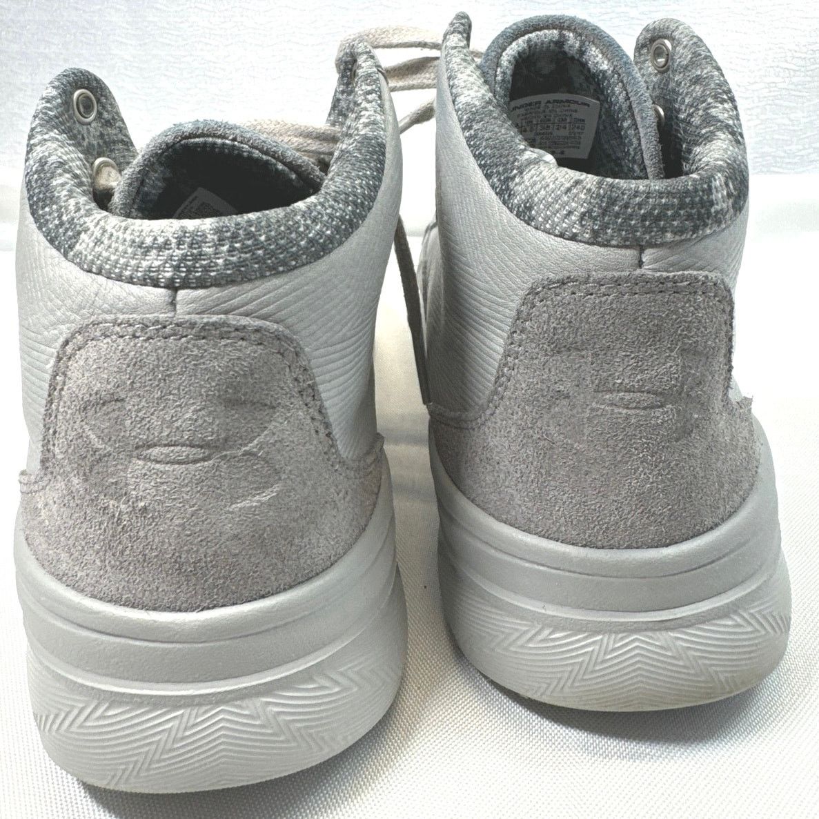 Under Armour Under Armour Gray Leather Suede Sneaker women sz 7 Size US 7 / IT 37 - 4 Thumbnail
