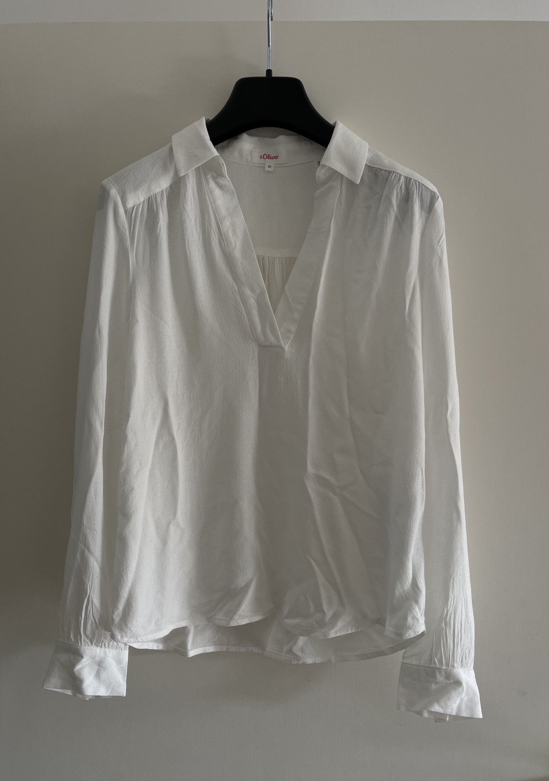 s.Oliver White Blouse by S.Oliver Brand New Size XXS / US 00 / IT 34 - 4 Thumbnail