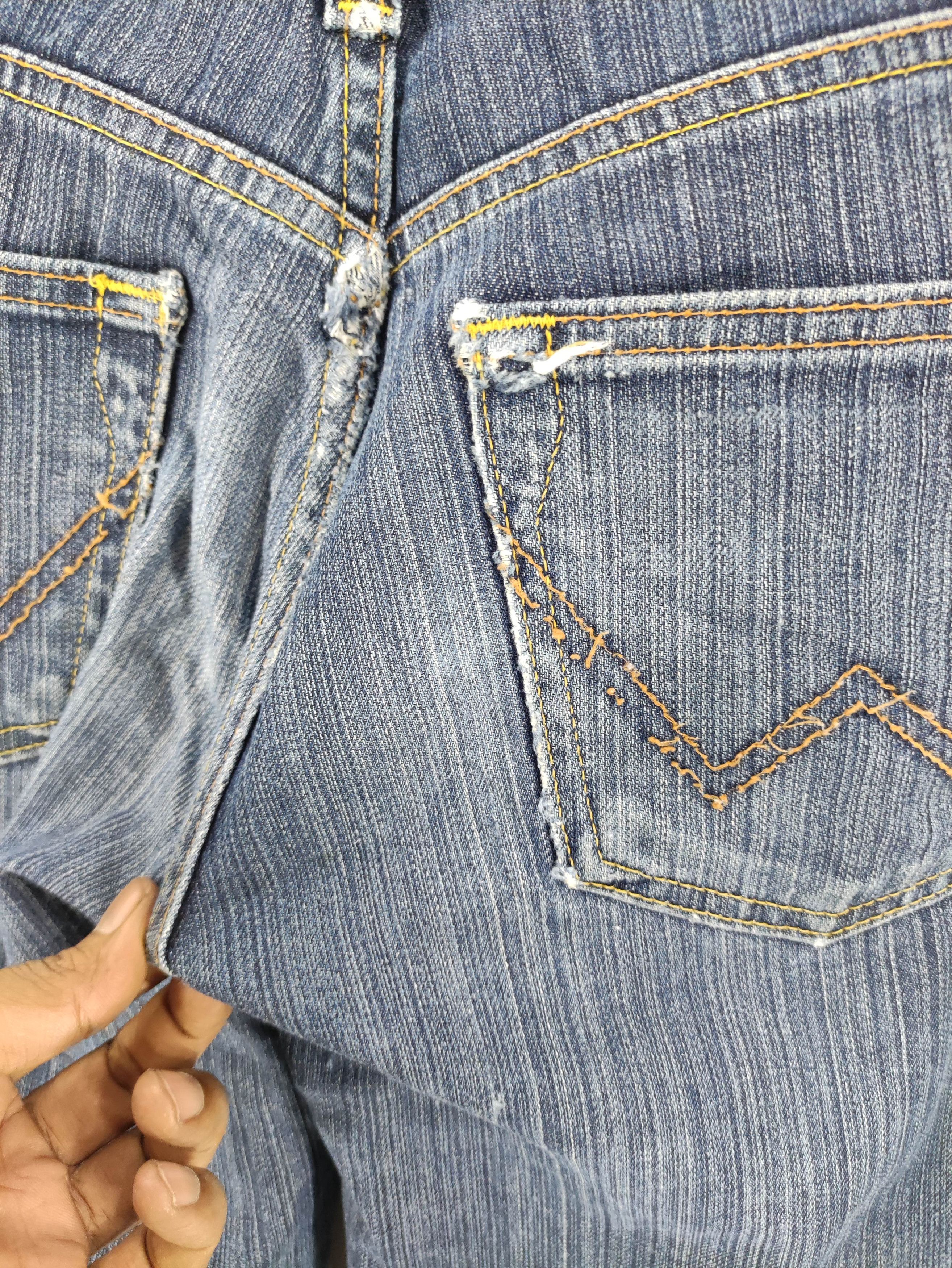 Wrangler Vintage Wrangle 403 Soft-Flex Distressed Denim Jeans Size US 30 / EU 46 - 10 Thumbnail