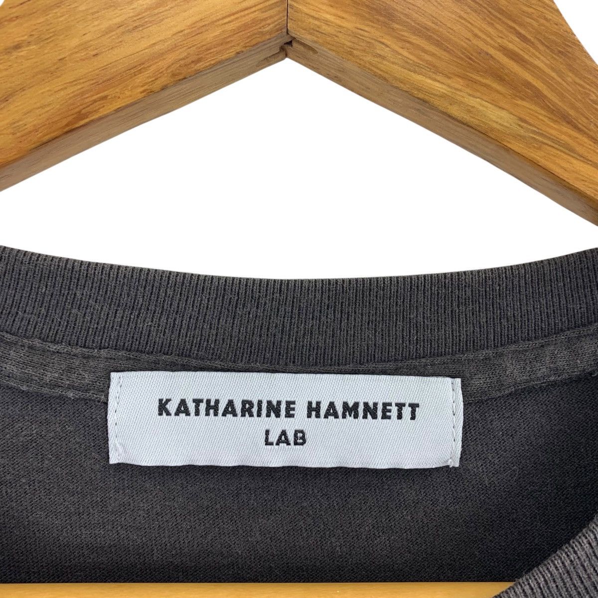 Designer × Katharine Hamnett London KATHARINE HAMNETT Centre logo embroidery designer tee Size US XL / EU 56 / 4 - 3 Thumbnail