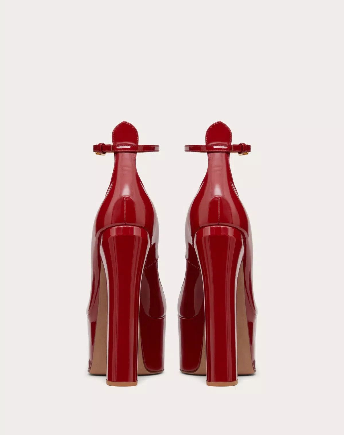 Valentino o1s1wg111125 Tan-Go Platform Pumps in Burgundy Size US 12 / IT 42 - 3 Thumbnail