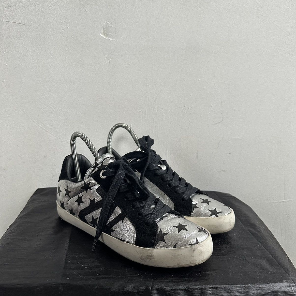 Zadig & Voltaire Zadig & Voltaire Lightning Leather Low-Top Sneakers Size US 8 / IT 38 - 3 Thumbnail